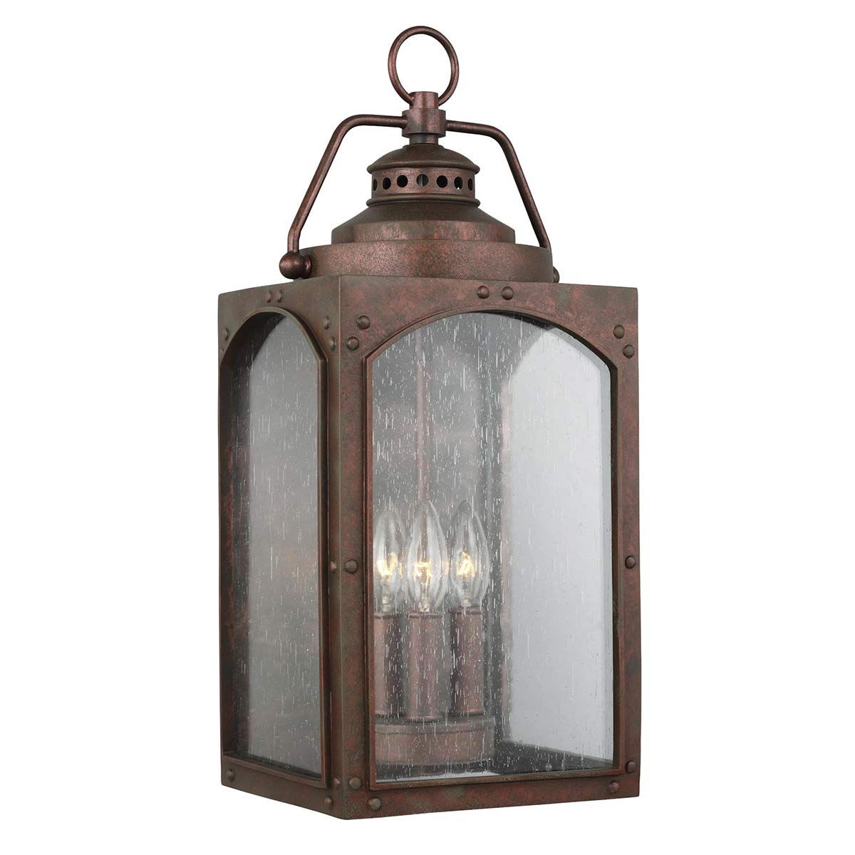 Randhurst 3 - flammige große Wandlaterne - Kupferoxid - Elsteadlighting - FE - RANDHURST - L - CO
