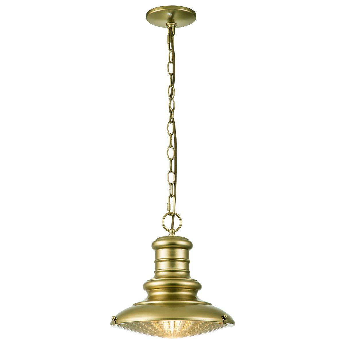 Redding Station 1 - flammige mittelgroße Kettenlaterne, lackiertes Antik - Bronze - Elsteadlighting - FE - REDDING8 - M - PDB