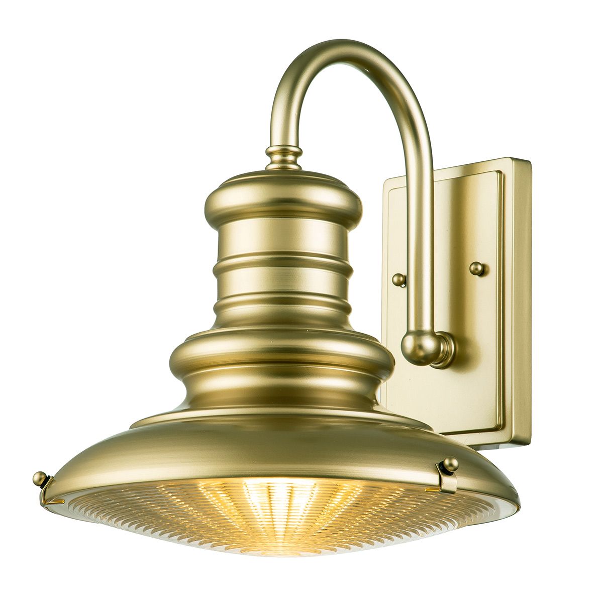 Redding Station 1 - flammige mittelgroße Wandlaterne, lackiertes Antik - Bronze - Elsteadlighting - FE - REDDING2 - M - PDB