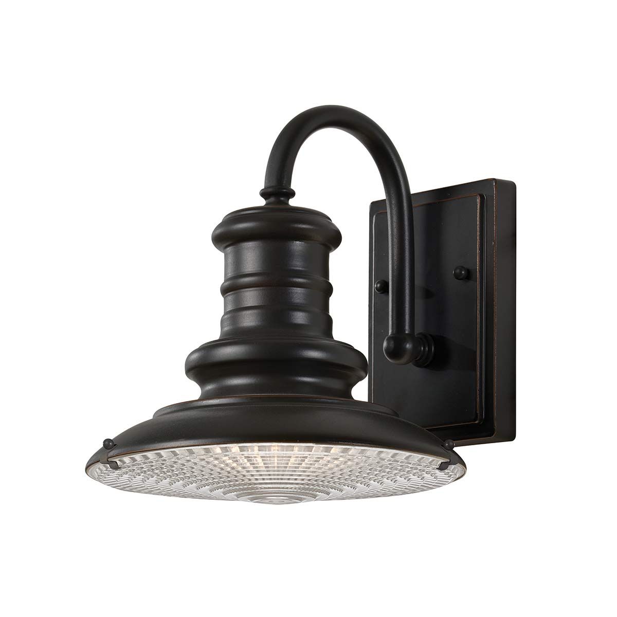 Redding Station Kleine Wandlaterne mit 1 Licht, Restaurierungsbronze - Elsteadlighting - FE - REDDING2 - S - RB