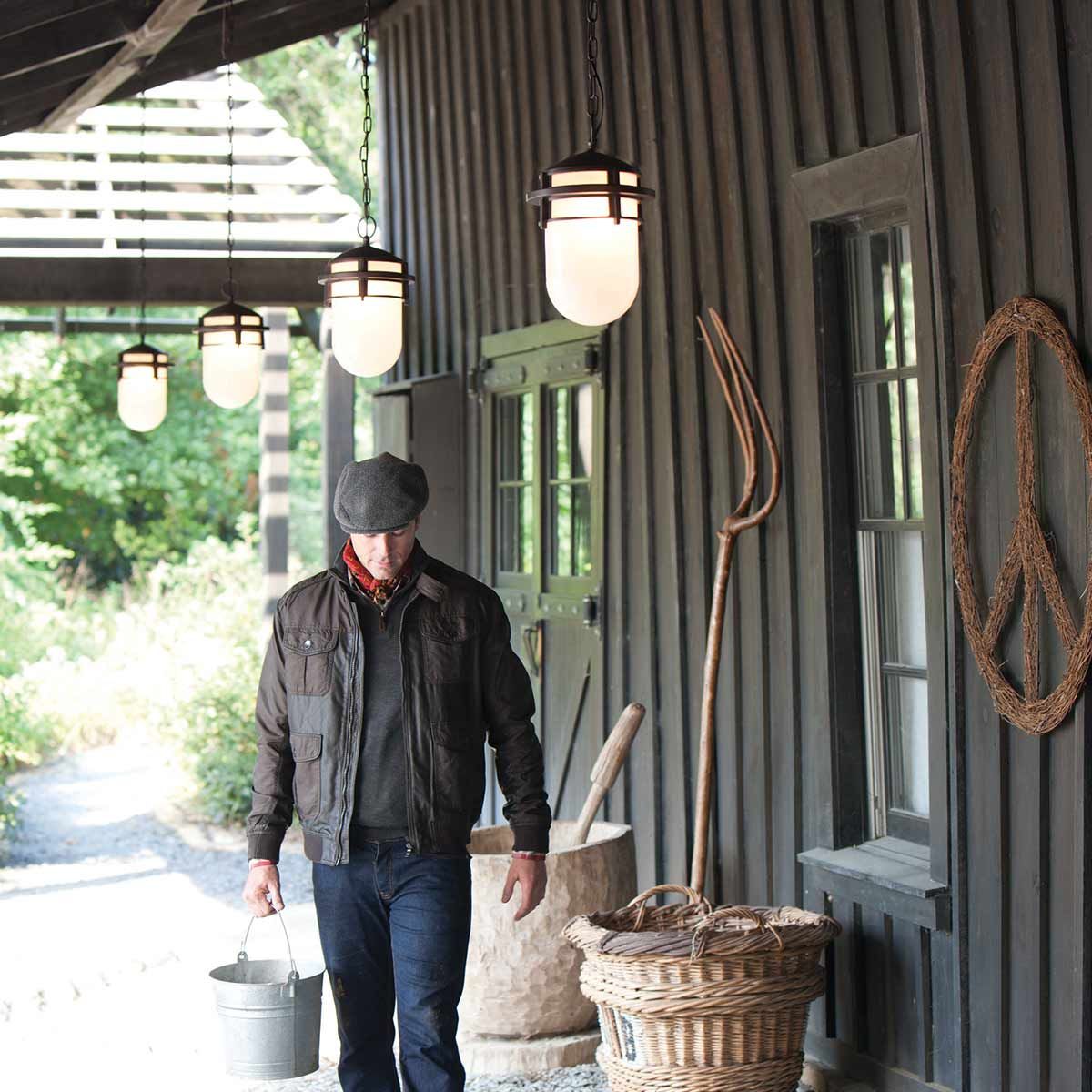 Reef 1 - Licht - Kettenlaterne, viktorianische Bronze - Elsteadlighting - HK - REEF8 - VZ