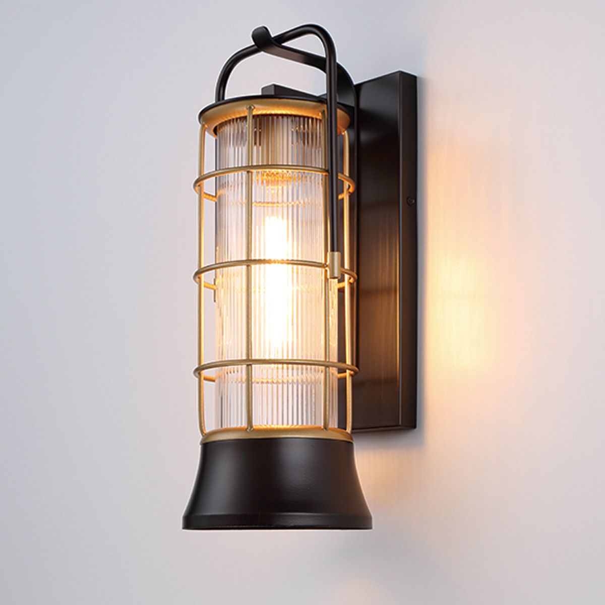 Rivamar 1 - flammige Outdoor - Wandleuchte Mittel - Eurofase - QN - RIVAMAR - M - BLK - GD