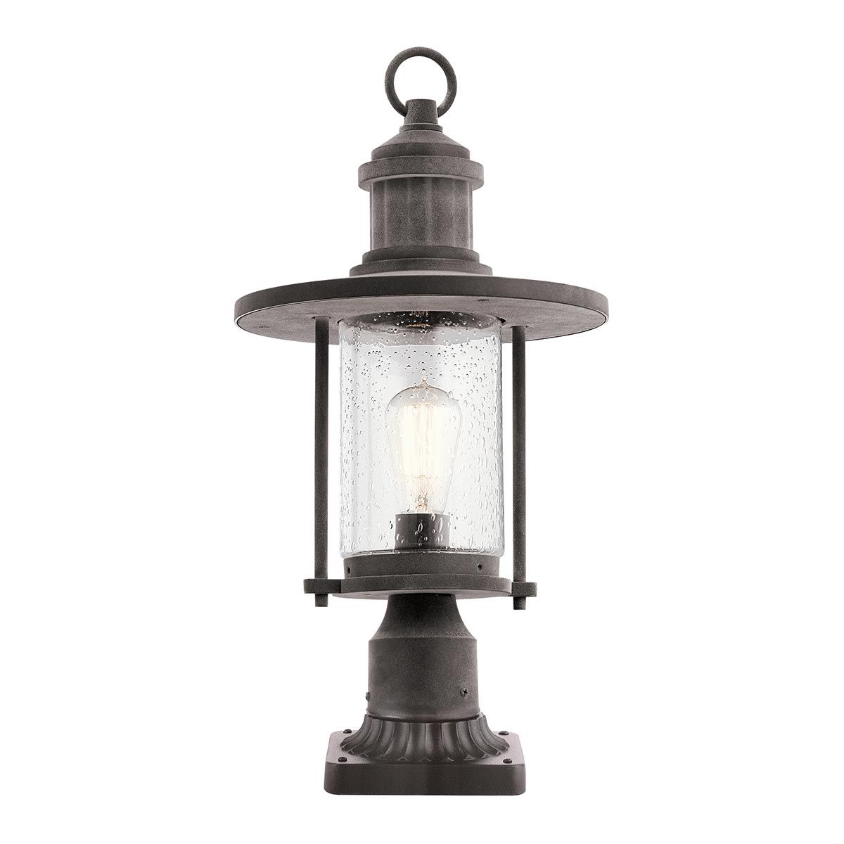 Riverwood 8" - Standlaterne - verwittertes Zink - Elsteadlighting - KL - RIVERWOOD3 - M