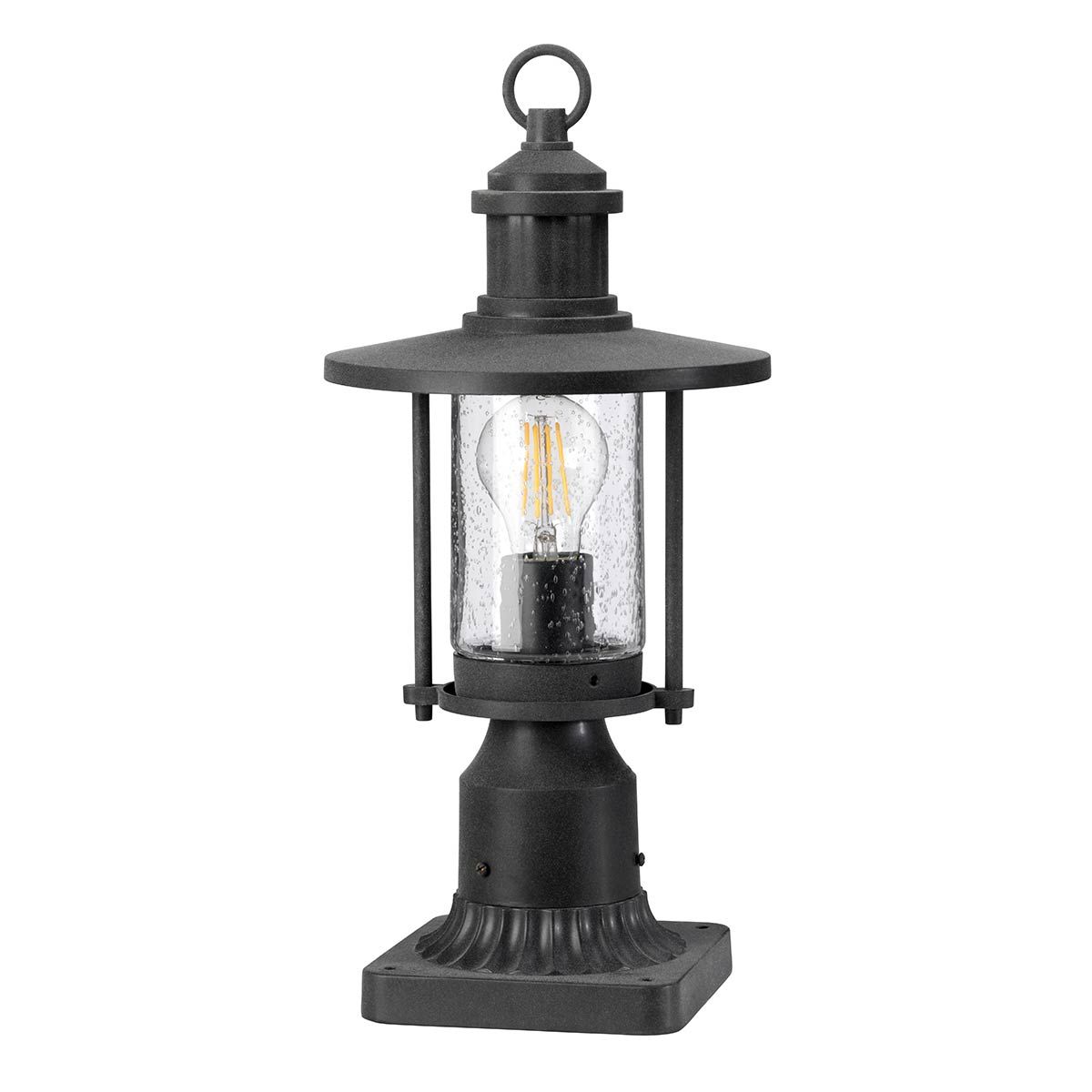 Riverwood 8" - Standlaterne - verwittertes Zink - Elsteadlighting - KL - RIVERWOOD3 - M