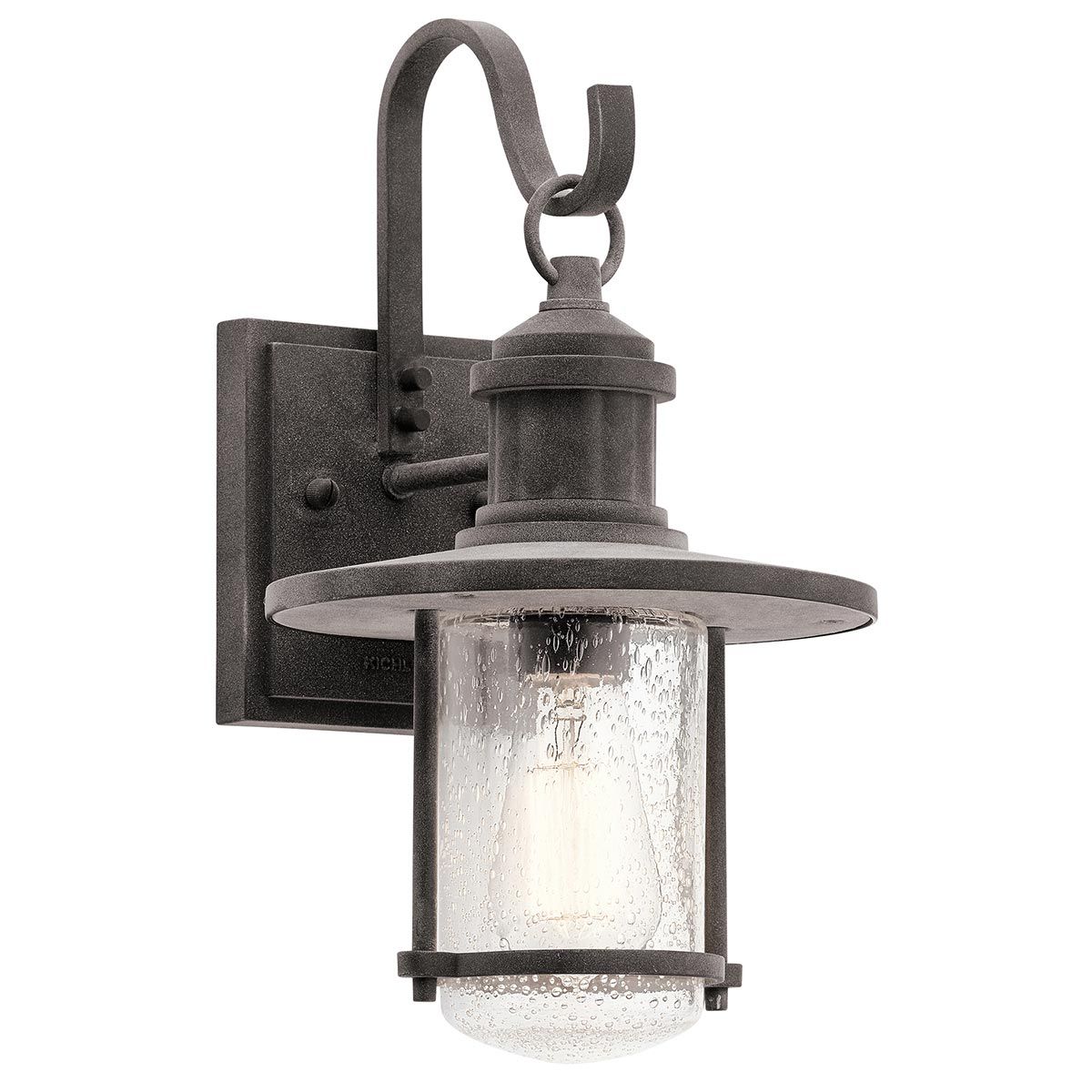 Riverwood Mittelgroße Wandlaterne - Verwittertes Zink - Elsteadlighting - KL - RIVERWOOD2 - M