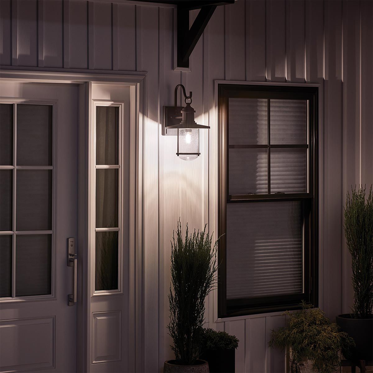 Riverwood XL Wandlaterne - Verwittertes Zink - Elsteadlighting - KL - RIVERWOOD2 - XL