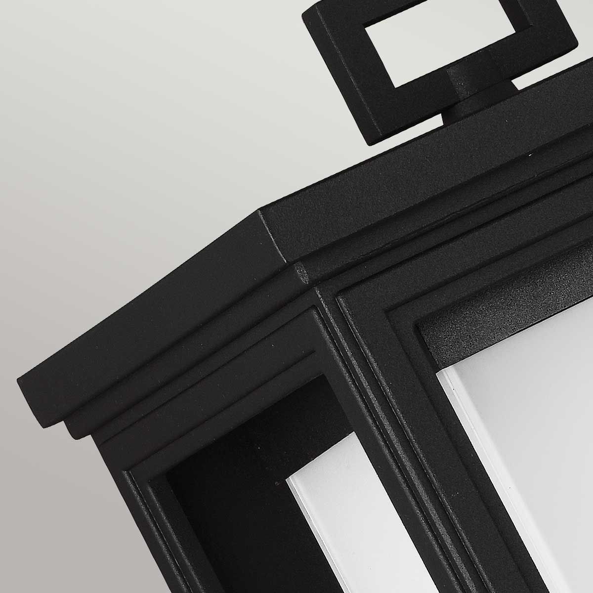 Roscoe 1 - flammige große Wandlaterne - Strukturiertes Schwarz - Elsteadlighting - FE - ROSCOE - L
