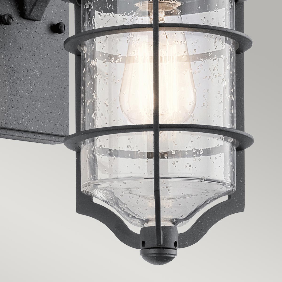 Royal Marine Kleine Wandlaterne mit 1 Licht, Antik - Schwarz - Elsteadlighting - KL - ROYAL - MARINE2 - S