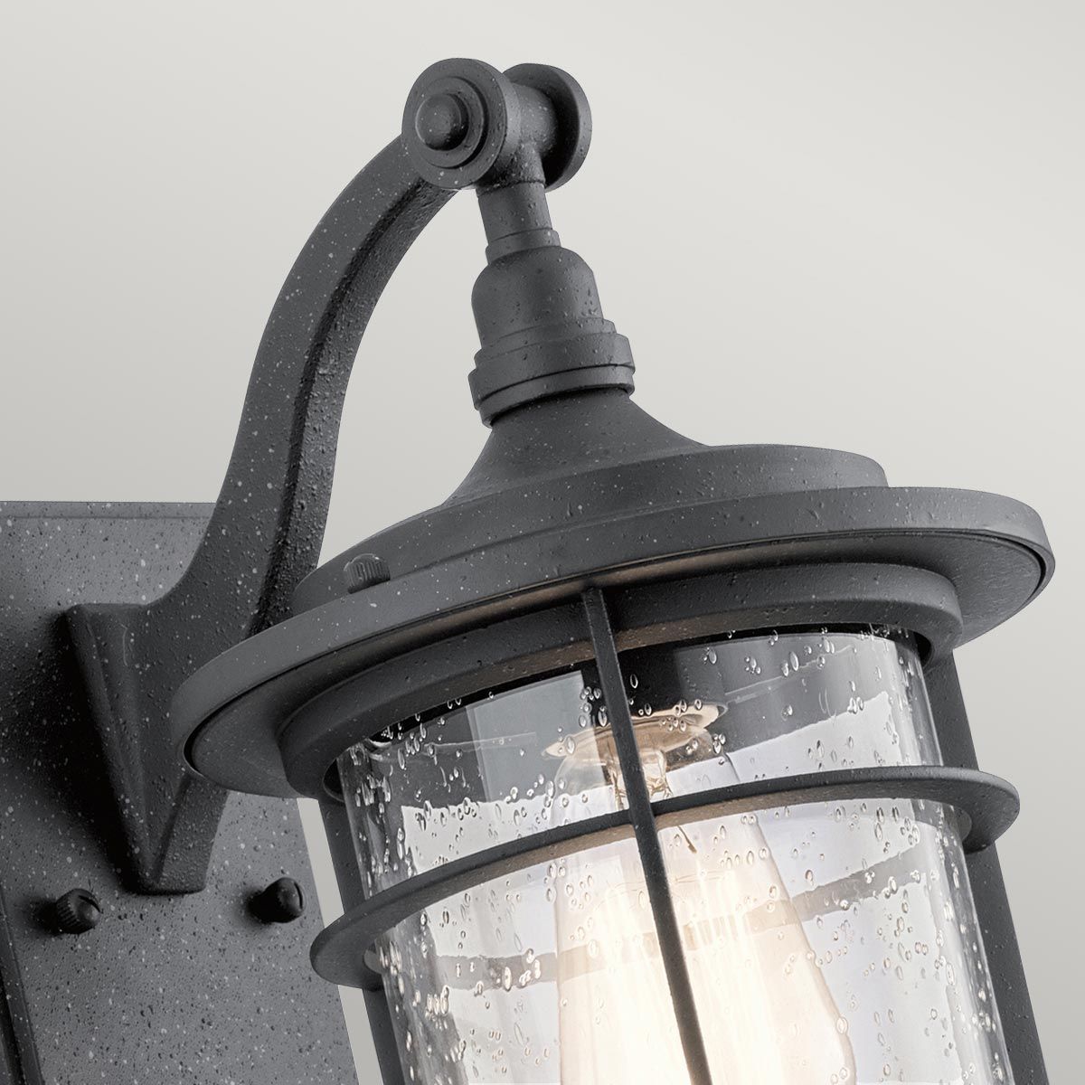 Royal Marine Kleine Wandlaterne mit 1 Licht, Antik - Schwarz - Elsteadlighting - KL - ROYAL - MARINE2 - S
