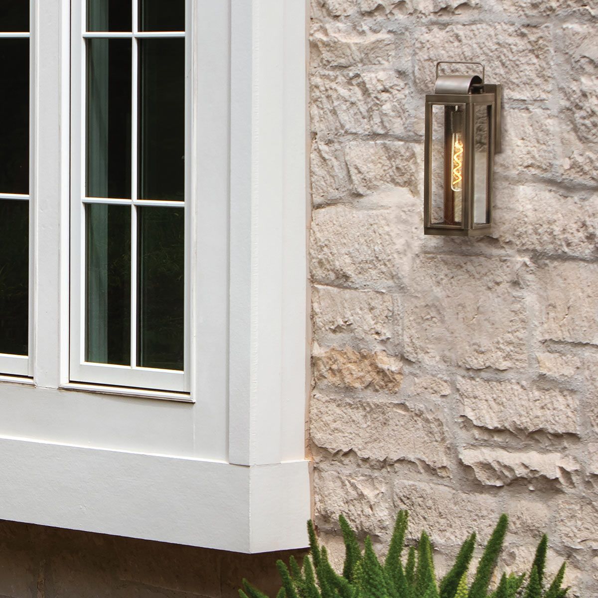 Sag Harbor Kleine Wandlaterne mit 1 Licht, lackierte brünierte Bronze - Elsteadlighting - HK - SAG - HARBOR - S - BU