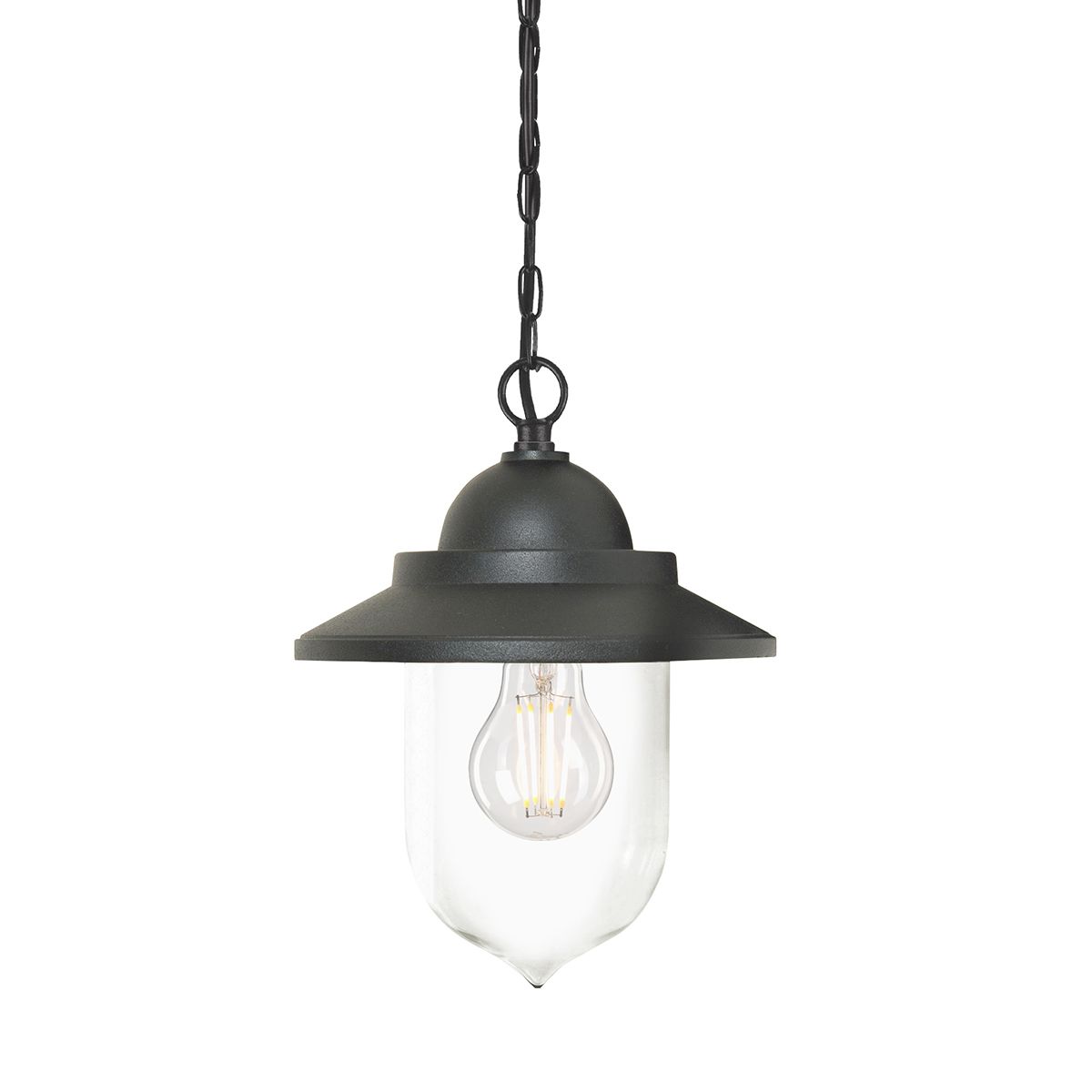 Sandown 1 - Licht - Kettenlaterne - Schwarz - Elsteadlighting - GZH - SDN8