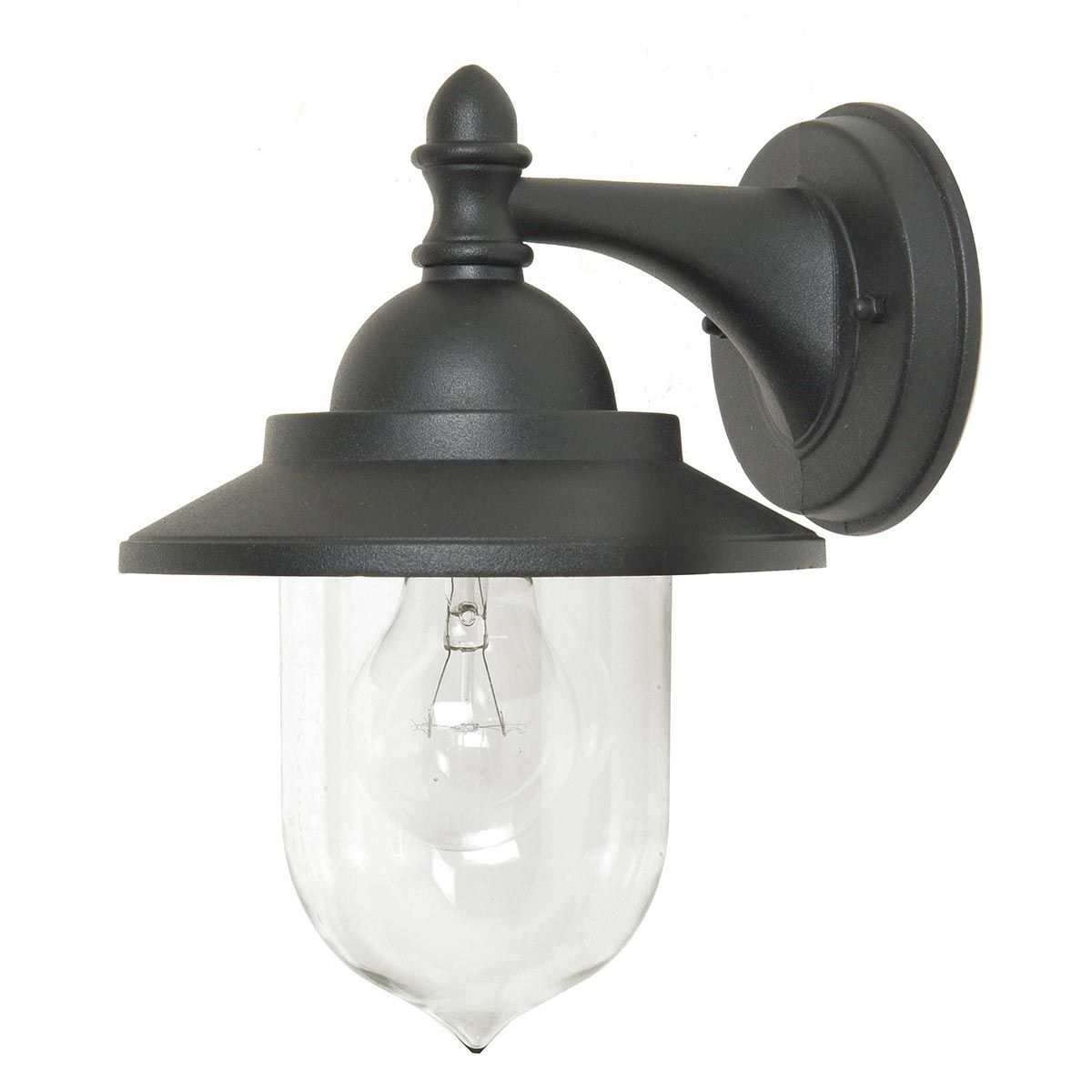 Sandown Wandlaterne mit 1 Licht, Schwarz - Elsteadlighting - GZH - SDN2