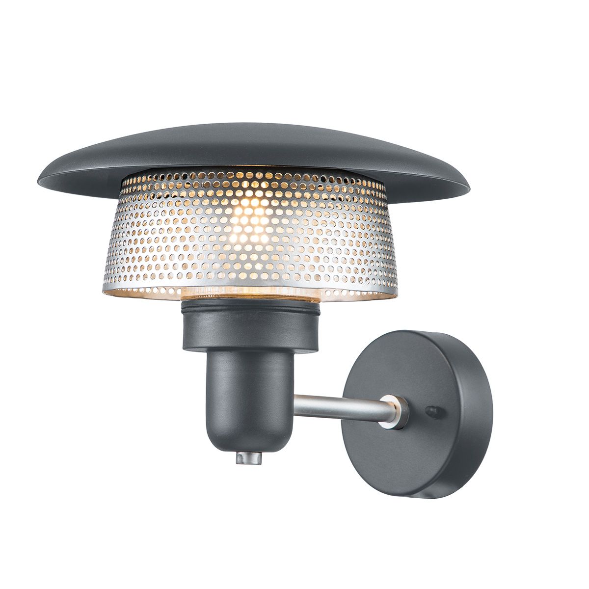 Saturne 1 - flammige Wandlaterne - Grau - Elsteadlighting - SATURNE