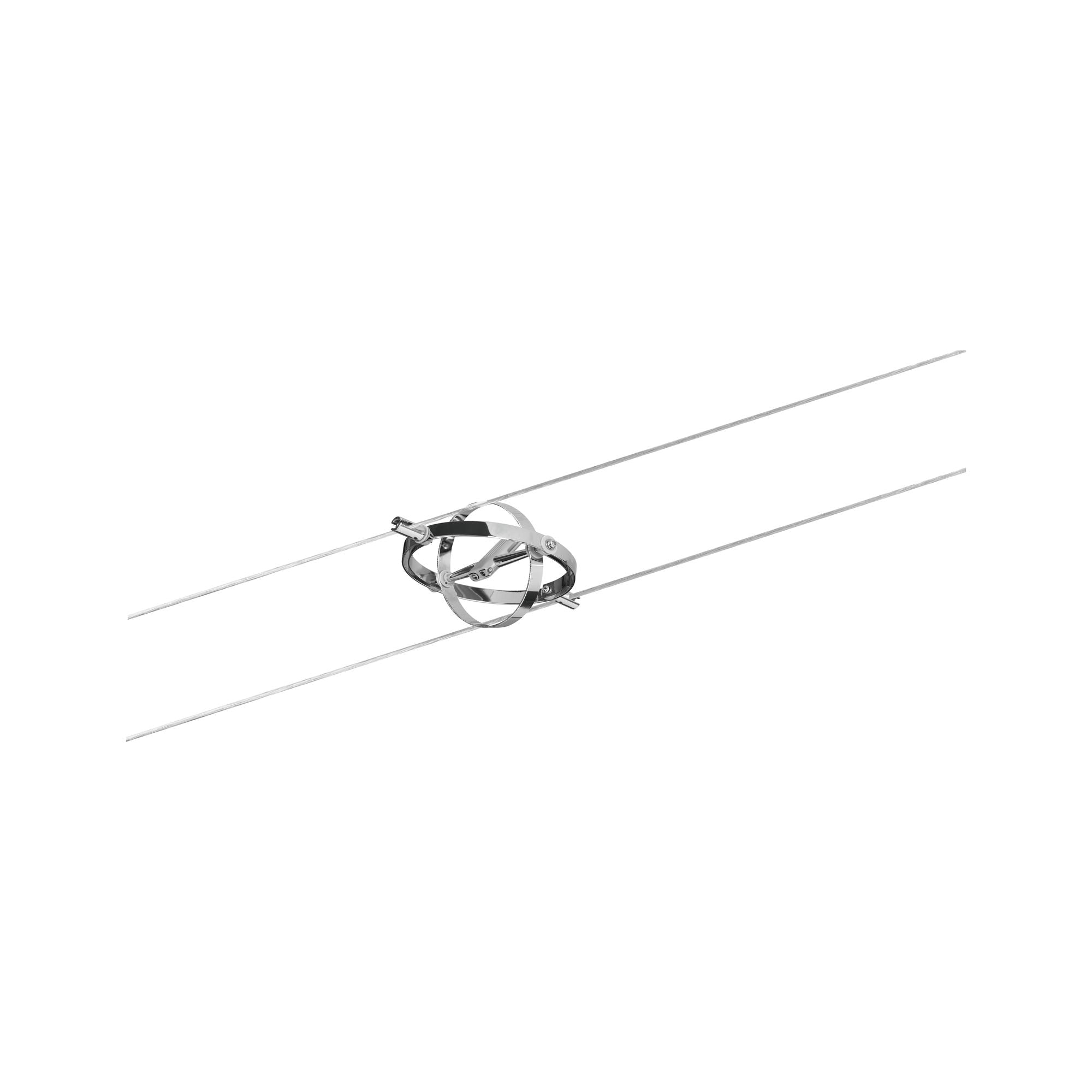 Seilsystem Cardan Basisset GU5,3 max. 4x10W dimmbar 230/12V Chrom matt/Chrom - Paulmann - 94144