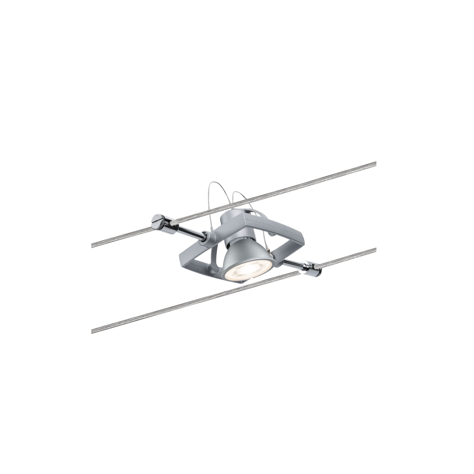 Seilsystem Mac II Einzelspot GU5,3 max. 10W dimmbar 12V Chrom matt - Paulmann - 94132