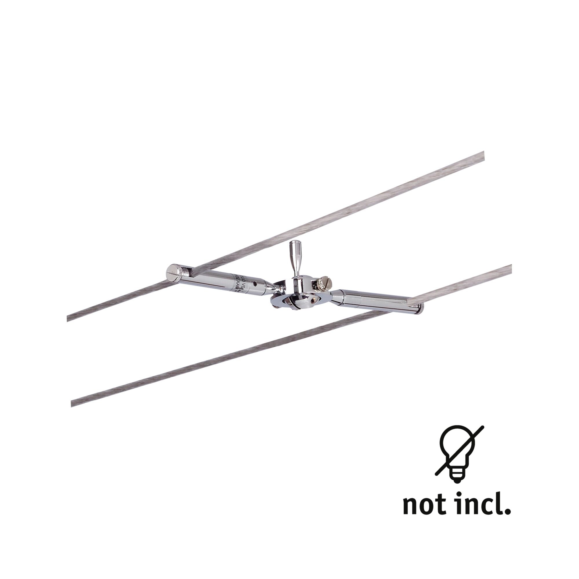 Seilsystem TogoLED Einzelspot GU5,3 max. 10W dimmbar 12V Chrom - Paulmann - 94147