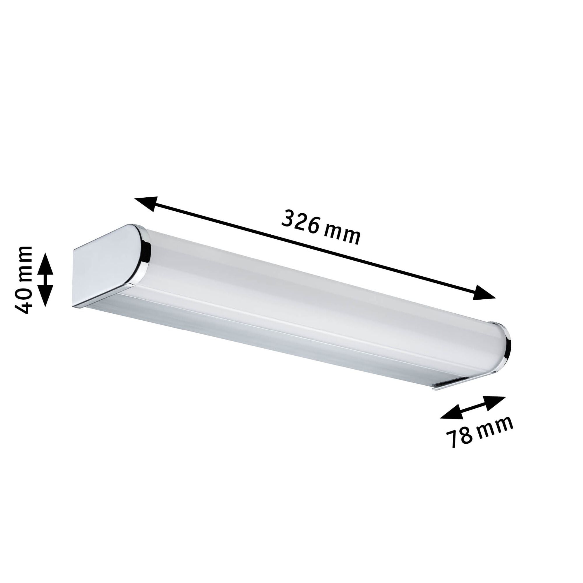 Selection Bathroom Arneb IP44 3000K 550lm 230V 9W Chrom - Paulmann - 70879