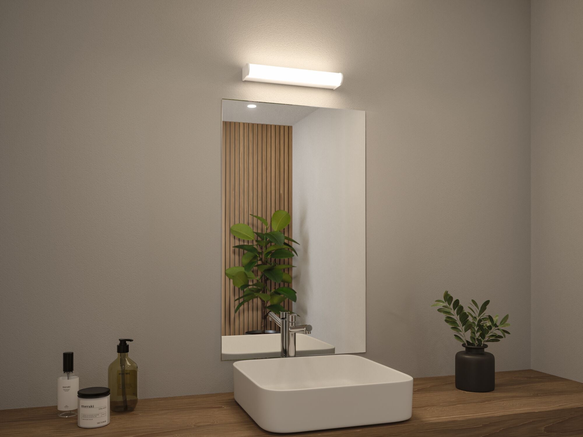 Selection Bathroom Arneb IP44 3000K 550lm 230V 9W Weiß - Paulmann - 70878