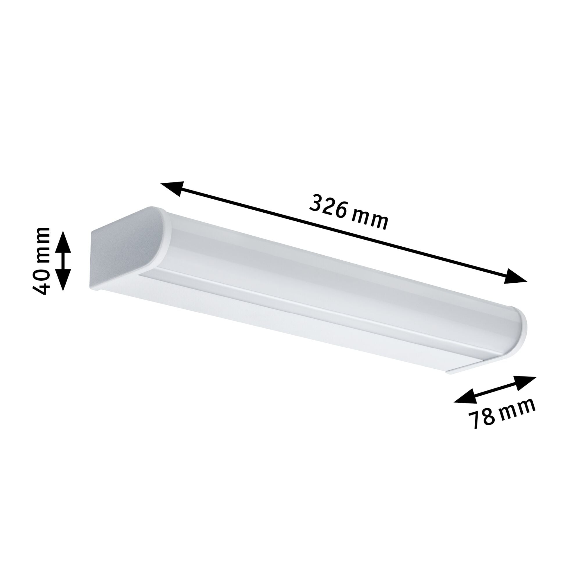 Selection Bathroom Arneb IP44 3000K 550lm 230V 9W Weiß - Paulmann - 70878
