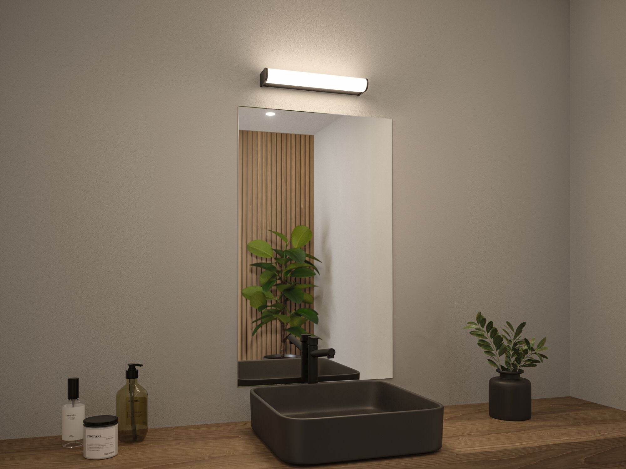 Selection Bathroom Arneb IP44 3000K 700lm 230V 9W Schwarz - Paulmann - 71211