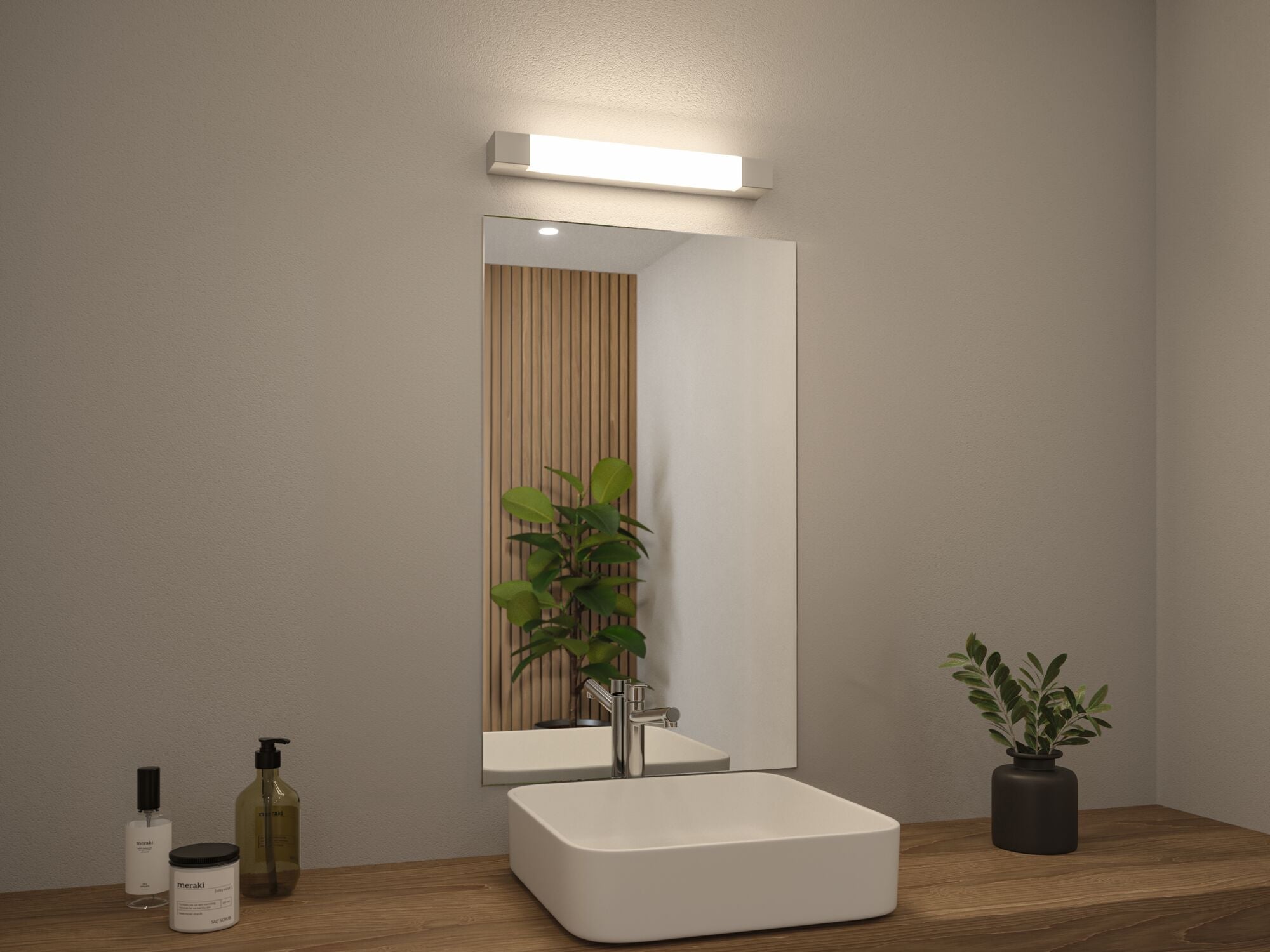Selection Bathroom Quasar IP44 3000K 570lm 230V 7,5W Chrom - Paulmann - 79714