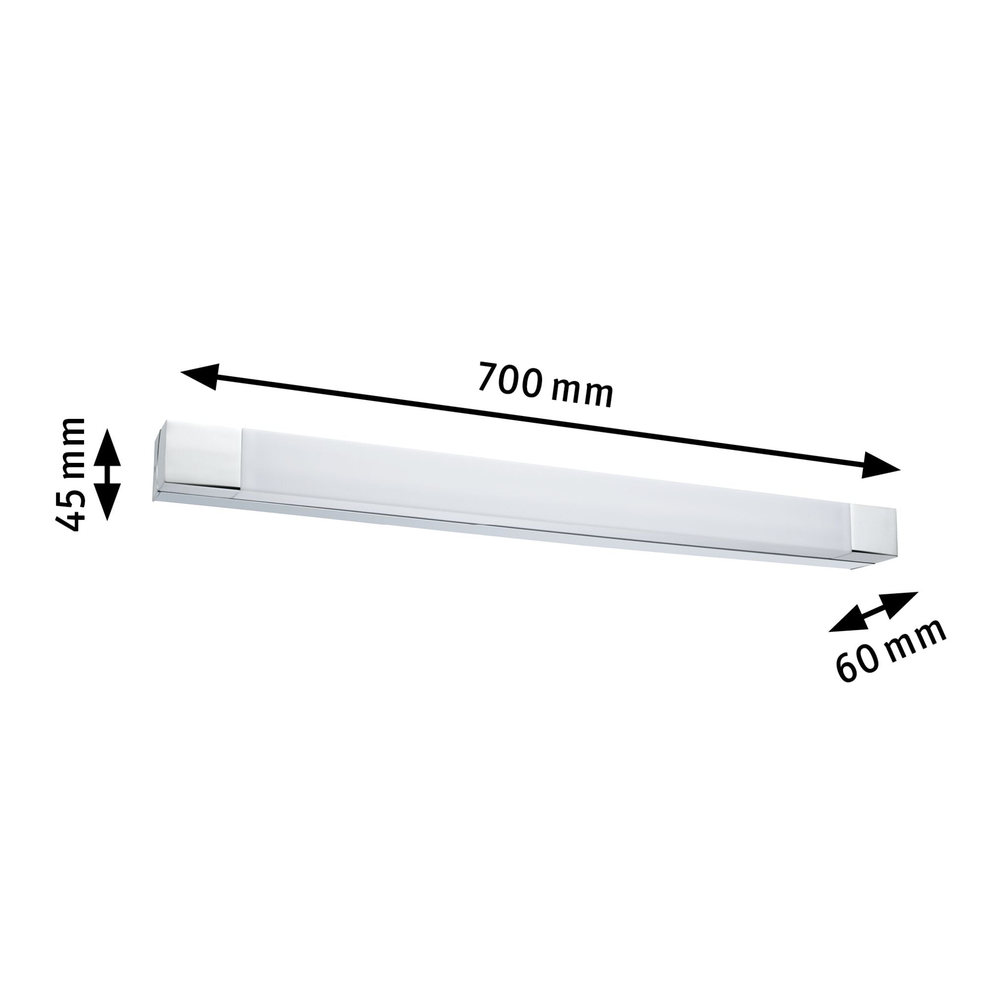 Selection Bathroom Quasar IP44 3000K 835lm 230V 10,5W Chrom - Paulmann - 79715