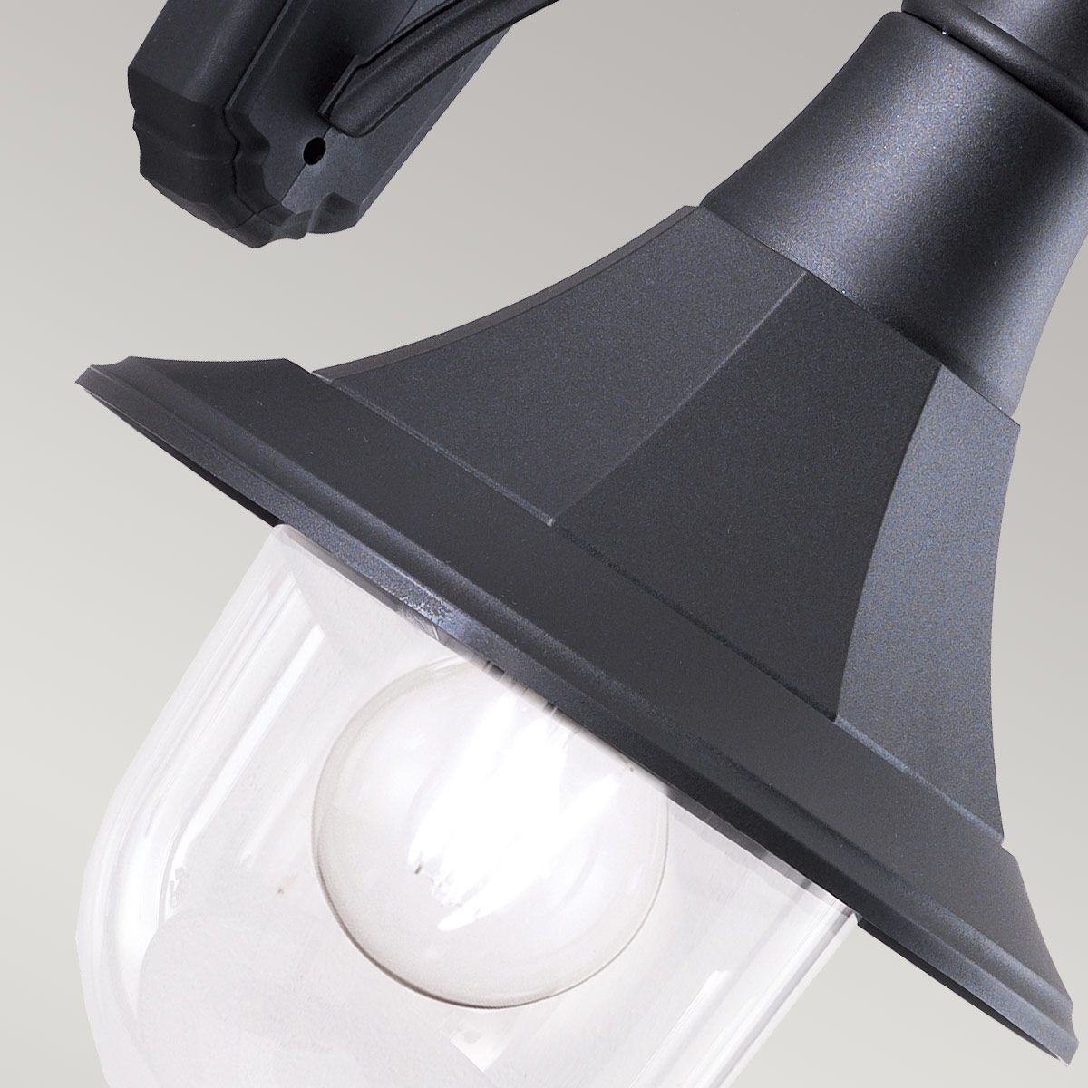 Shannon 1 - flammige Down - Wandlaterne - Schwarz - Elsteadlighting - SHANNON - DOWN