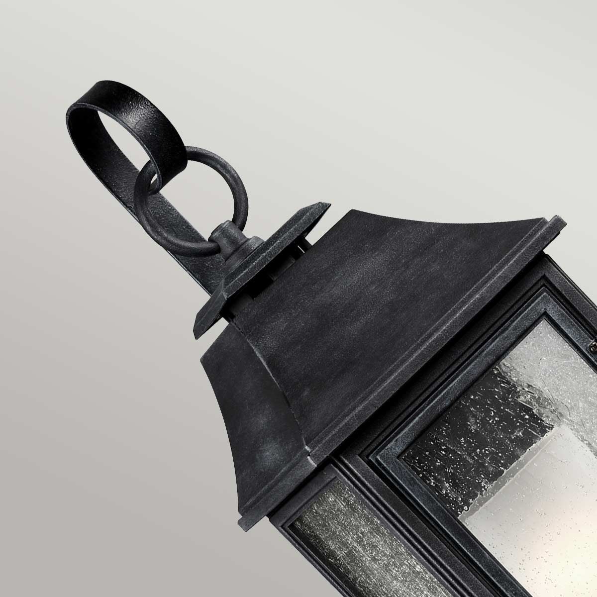 Shepherd 1 - flammige große Wandlaterne - dunkles verwittertes Zink - Elsteadlighting - FE - SHEPHERD - 2L