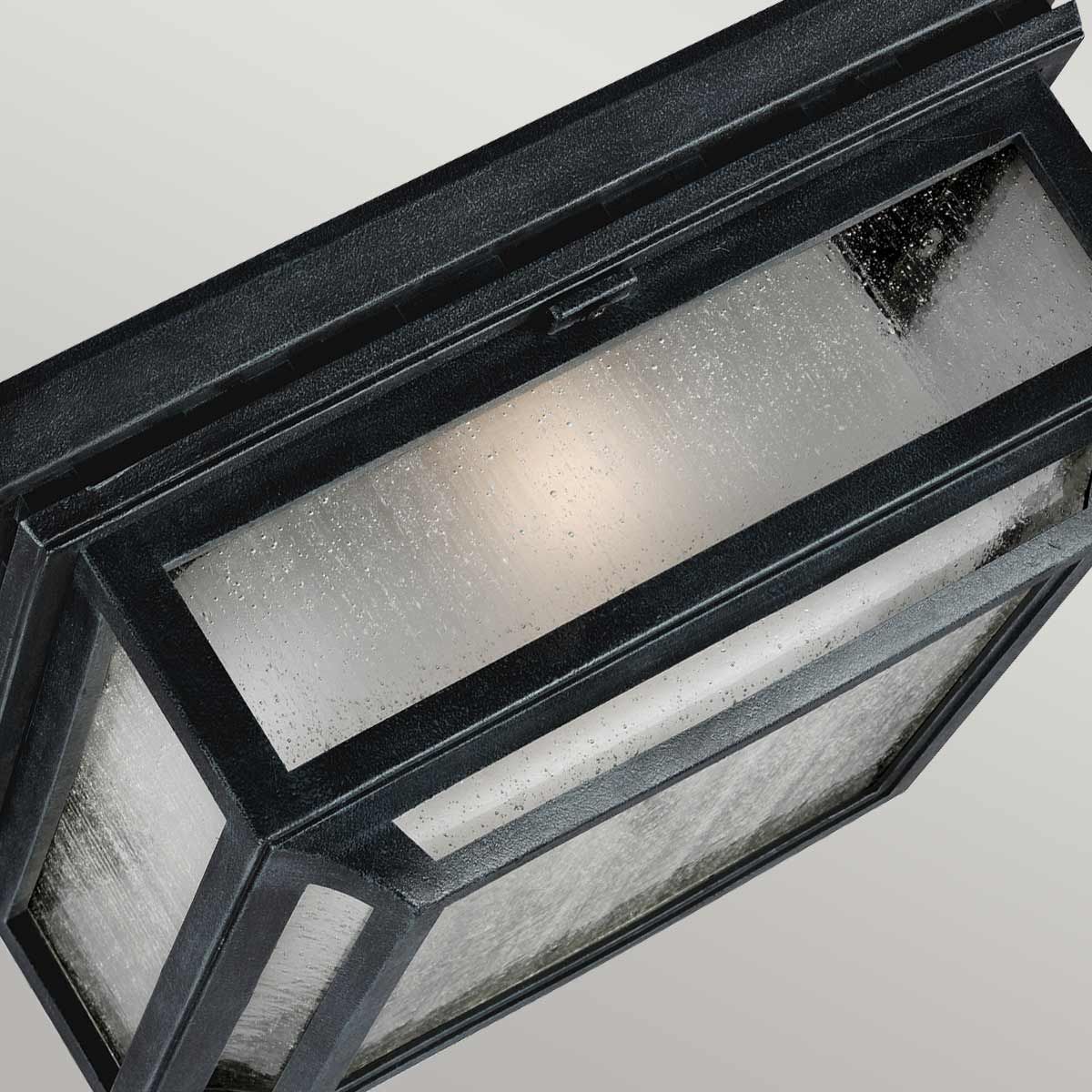 Shepherd 2 Light Flush - Dunkel verwittertes Zink - Elsteadlighting - FE - SHEPHERD - F