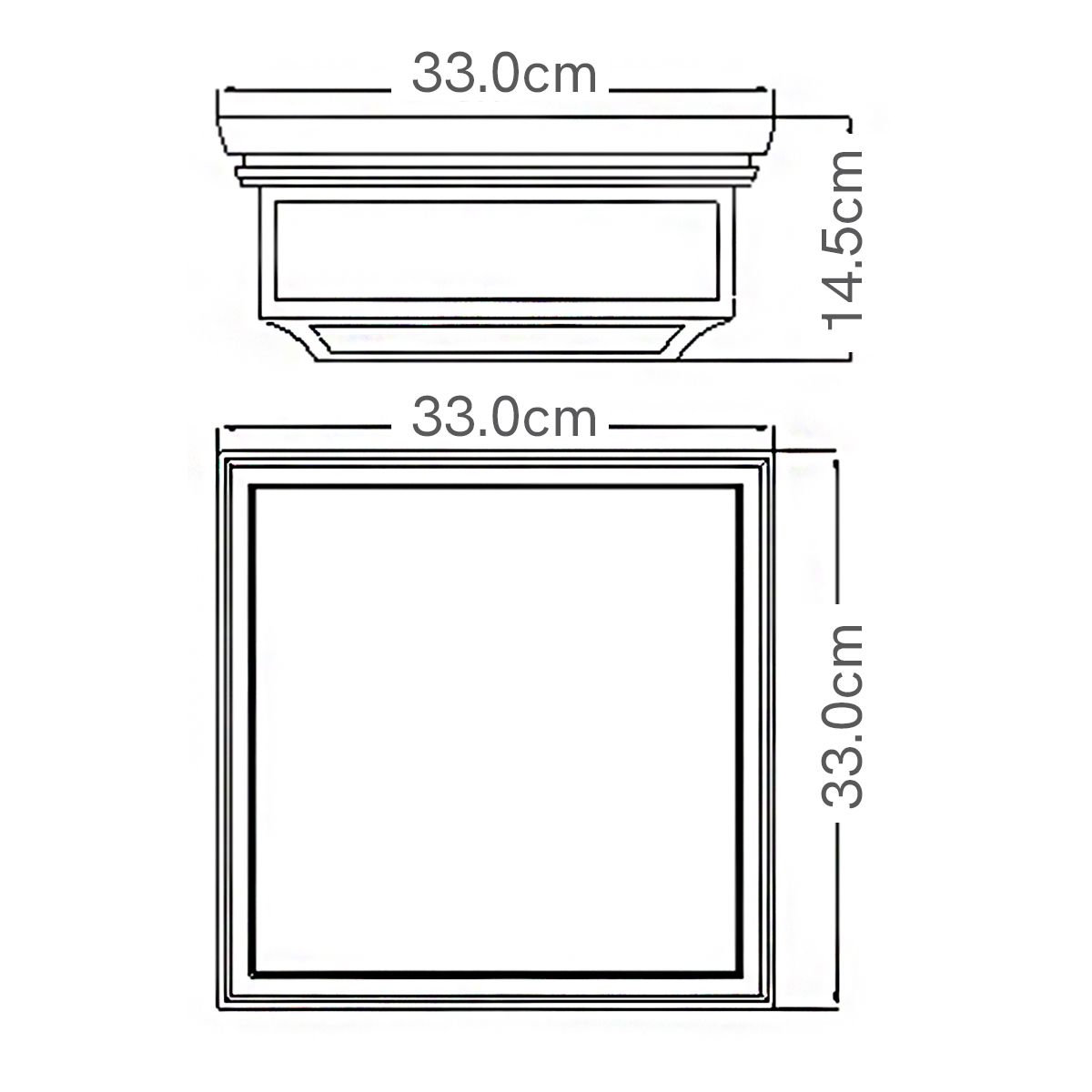 Shepherd 2 Light Flush - Dunkel verwittertes Zink - Elsteadlighting - FE - SHEPHERD - F