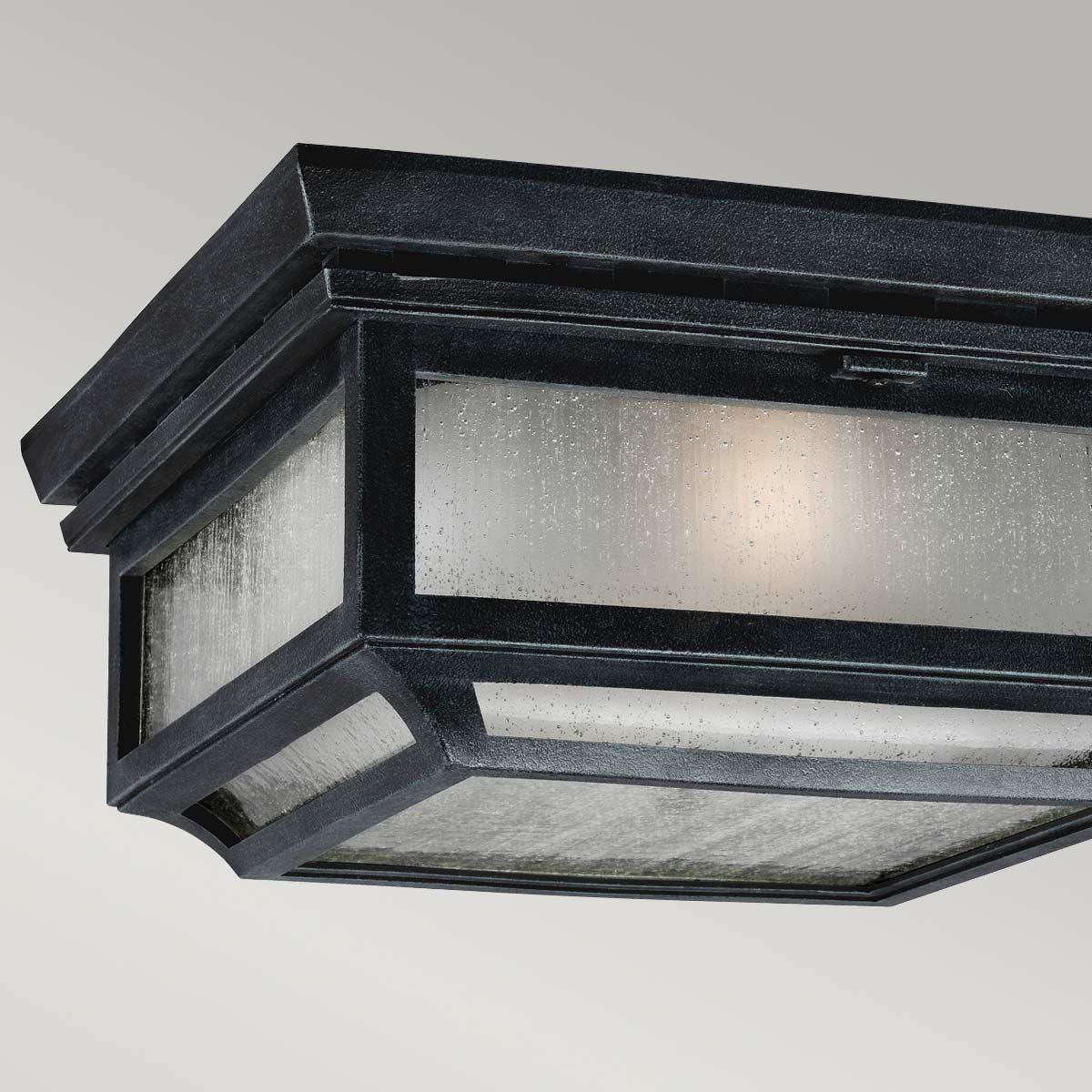 Shepherd 2 Light Flush - Dunkel verwittertes Zink - Elsteadlighting - FE - SHEPHERD - F