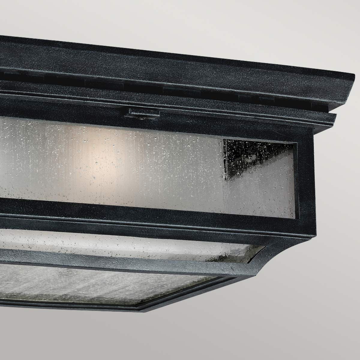 Shepherd 2 Light Flush - Dunkel verwittertes Zink - Elsteadlighting - FE - SHEPHERD - F