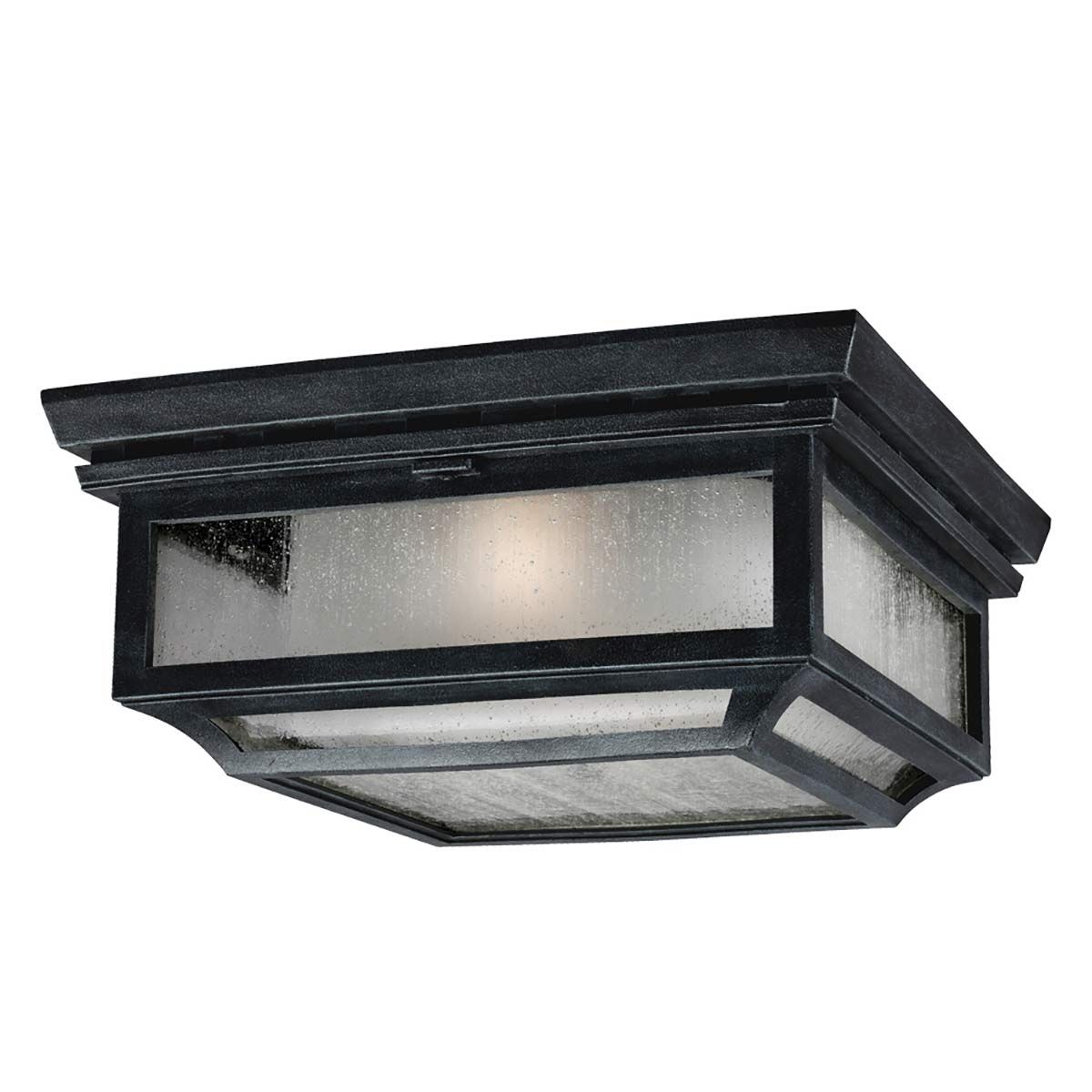 Shepherd 2 Light Flush - Dunkel verwittertes Zink - Elsteadlighting - FE - SHEPHERD - F