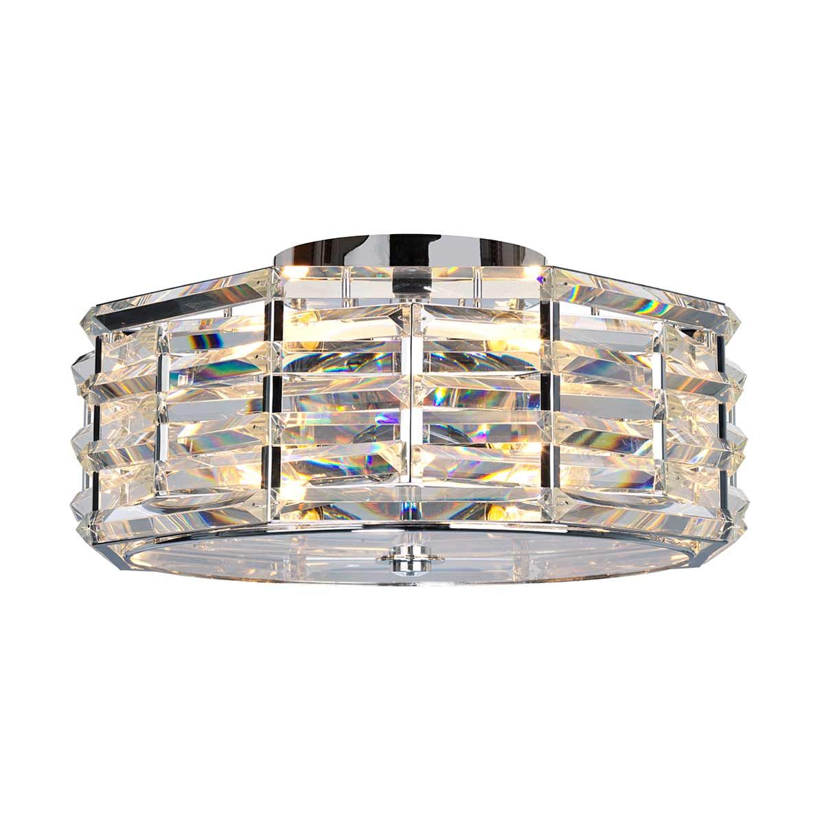 Shoal Deckenleuchte, 4 Lichter, Nickel poliert