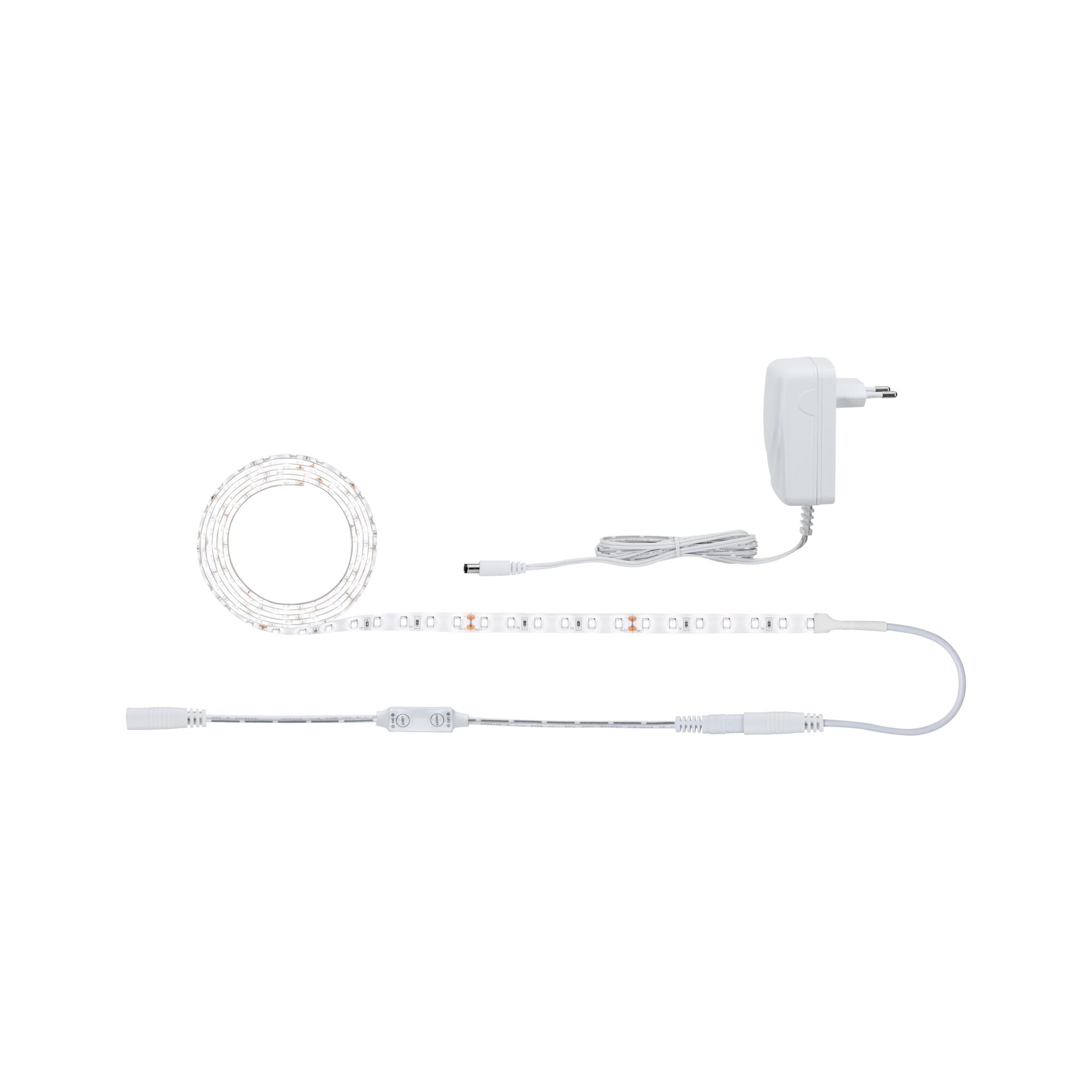 SimpLED Power Neutralweiß inkl. Dimm/Switch Komplettset 1,5m beschichtet 17W 1060lm/m 4000K 24VA - Paulmann - 78958
