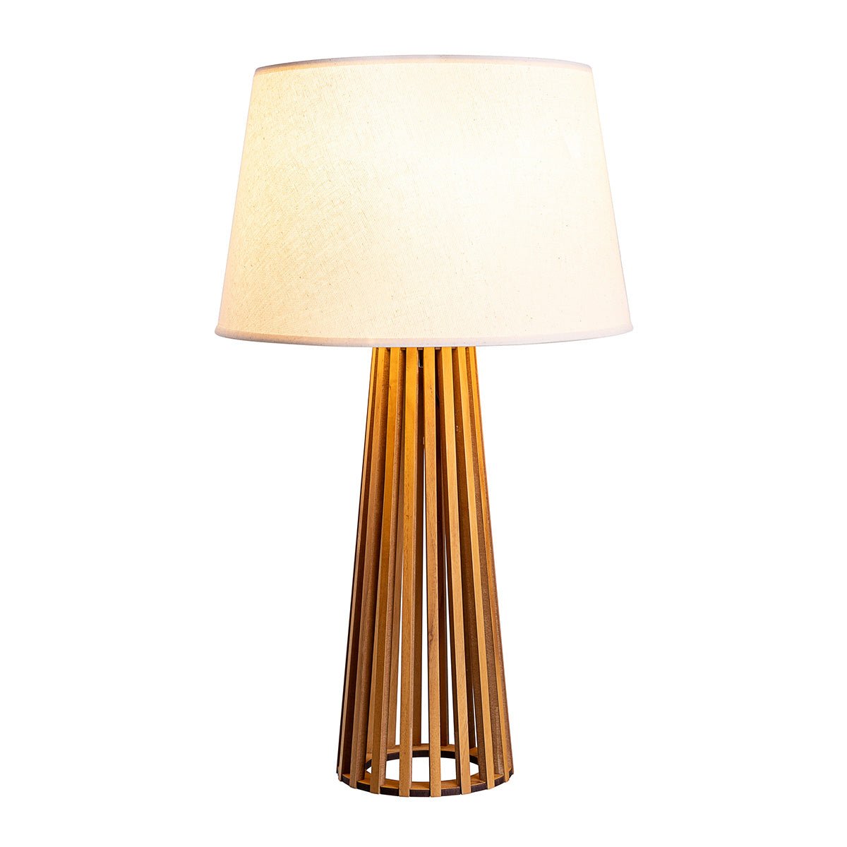 Slatted Tischlampe - Accord Lighting - QN - SLATTED - TL - TEAK
