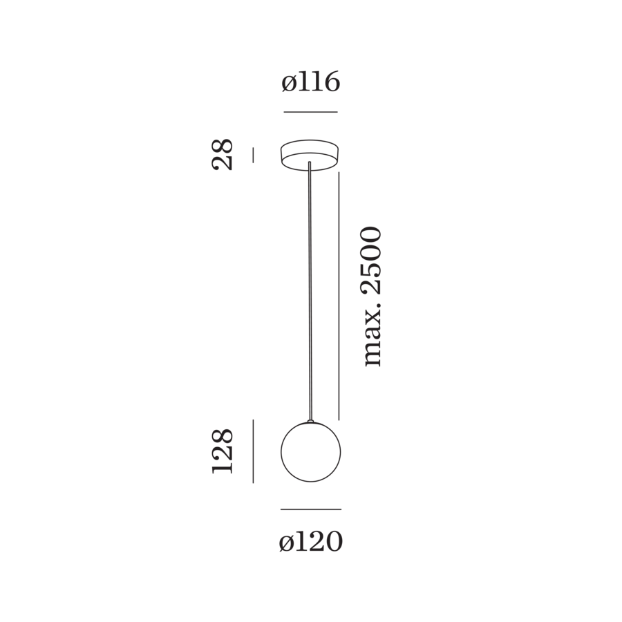 SOLLI 1.0 Pendelleuchte - WEVER & DUCRÉ - 238284FD3
