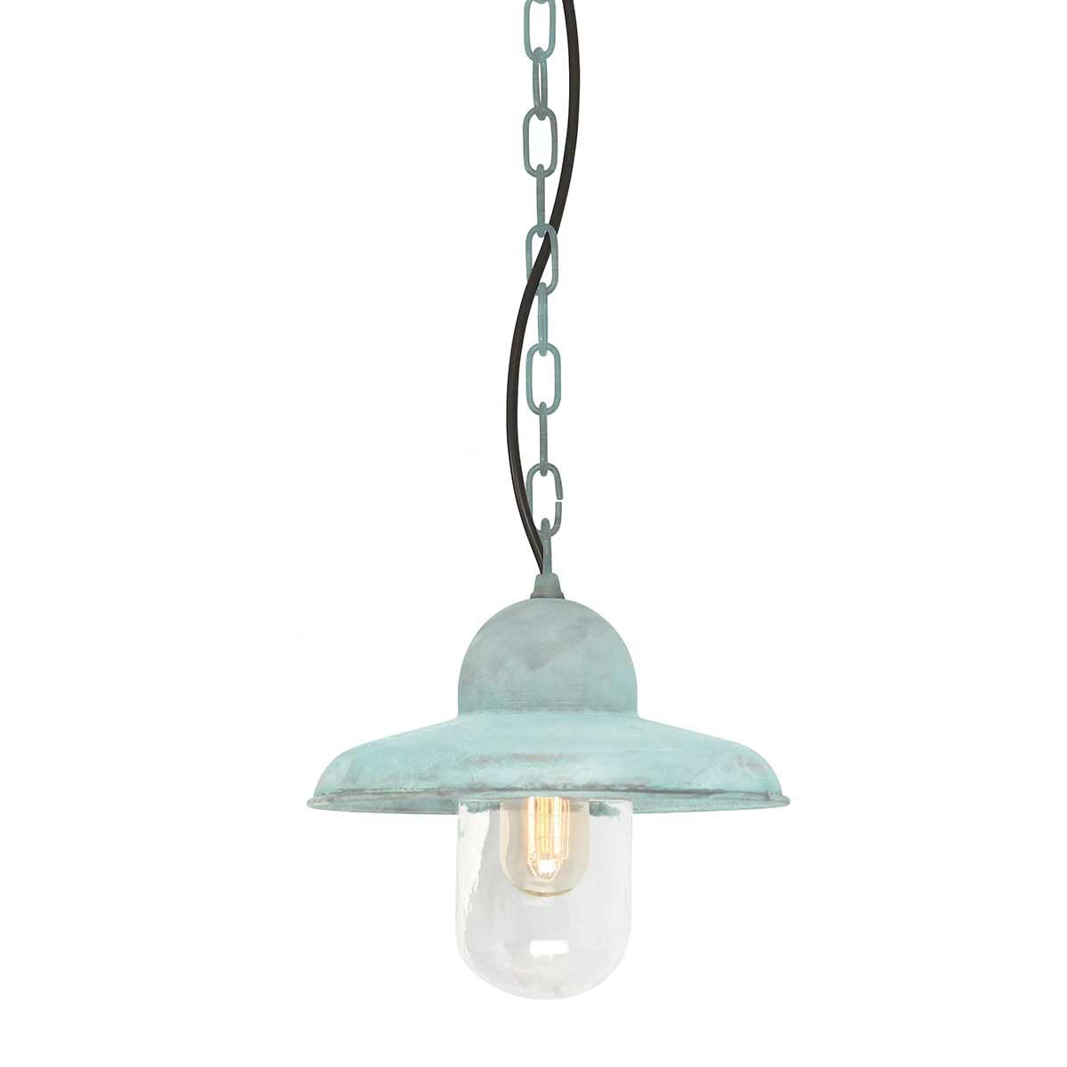 Somerton 1 - flammige Kettenlaterne - Grünspan - Elsteadlighting - SOMERTON - CH - V