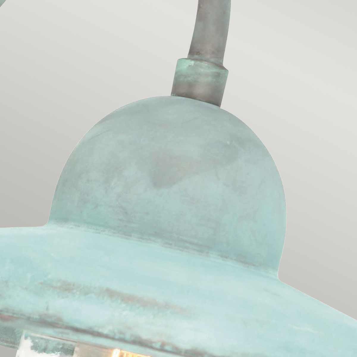 Somerton 1 - flammige Wandlaterne - Grünspan - Elsteadlighting - SOMERTON - V