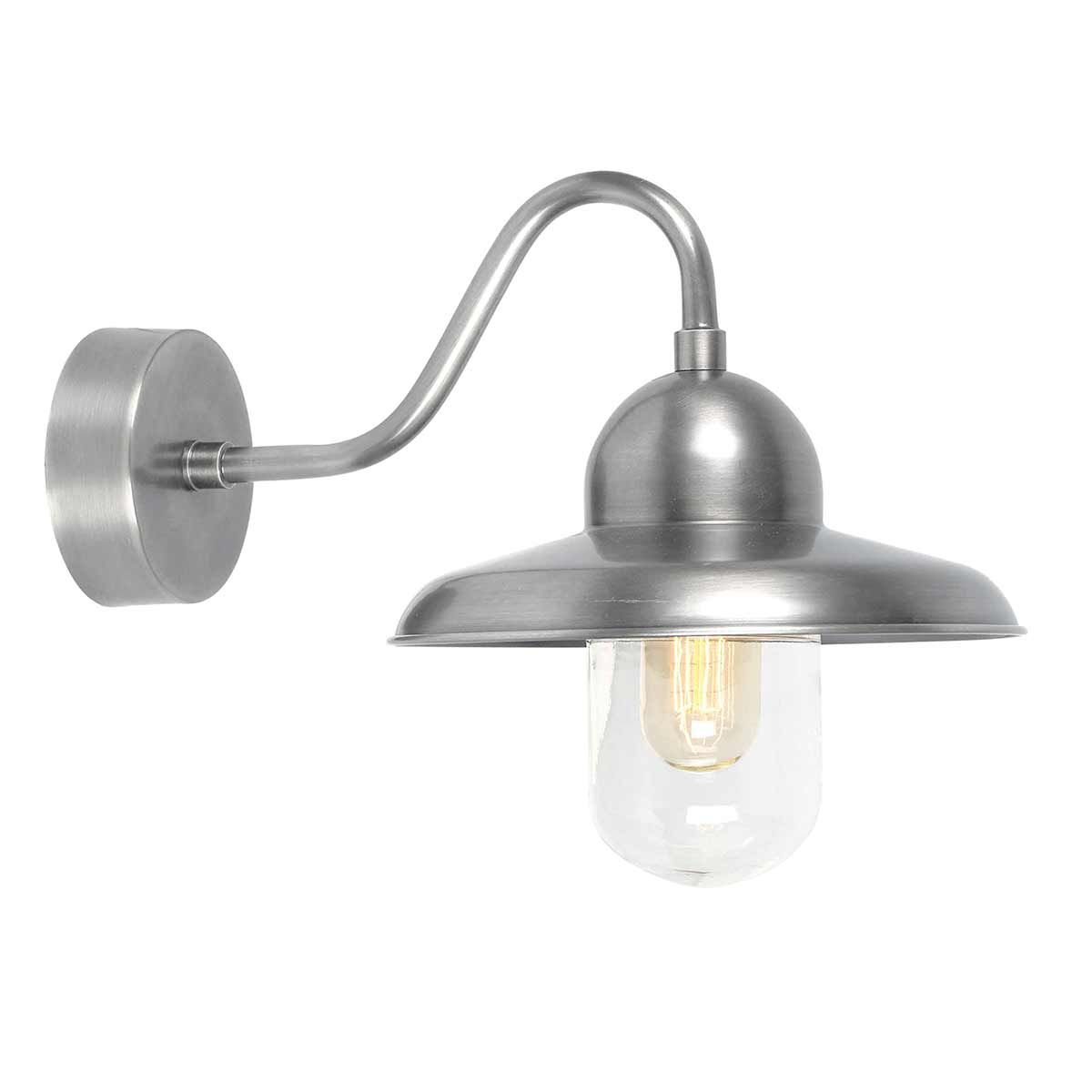 Somerton Wandlaterne mit 1 Licht, Antik - Nickel - Elsteadlighting - SOMERTON - AN