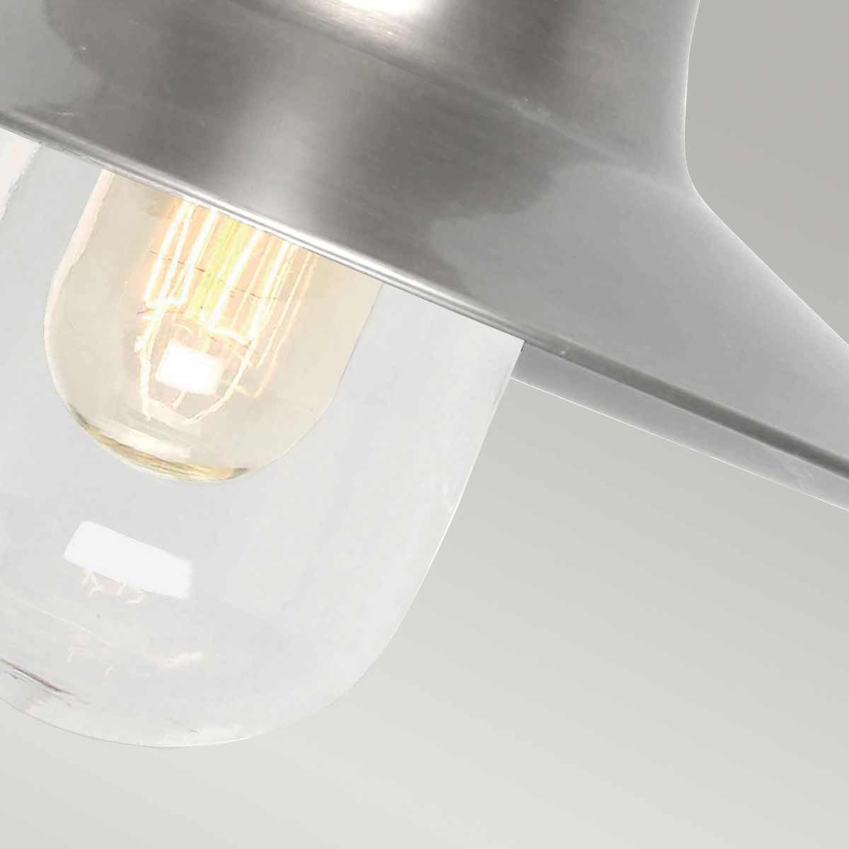 Somerton Wandlaterne mit 1 Licht, Antik - Nickel - Elsteadlighting - SOMERTON - AN