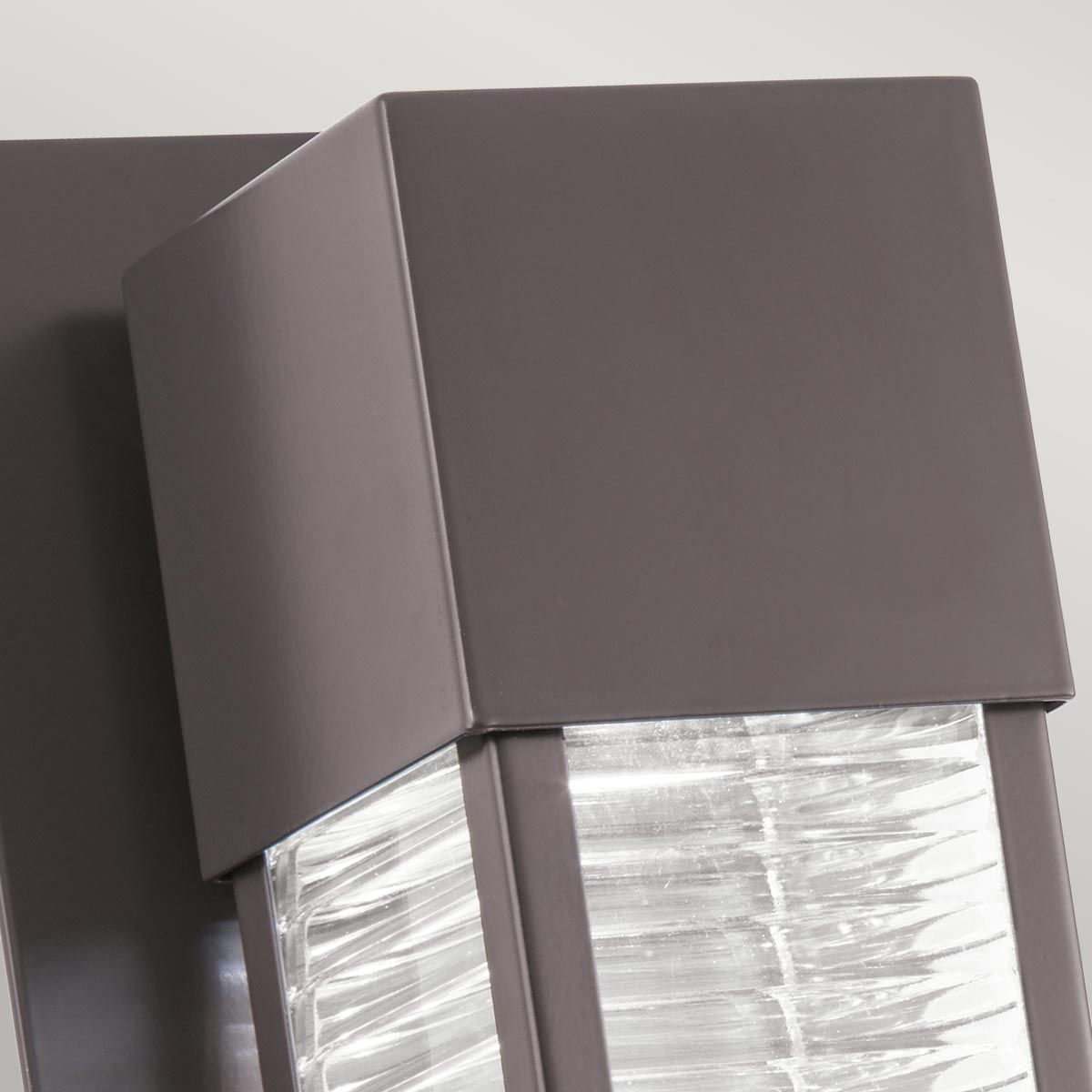Sorel 1 - flammige Wandlaterne für den Außenbereich, architektonische Bronze - Elsteadlighting - KL - SOREL2 - M - LED