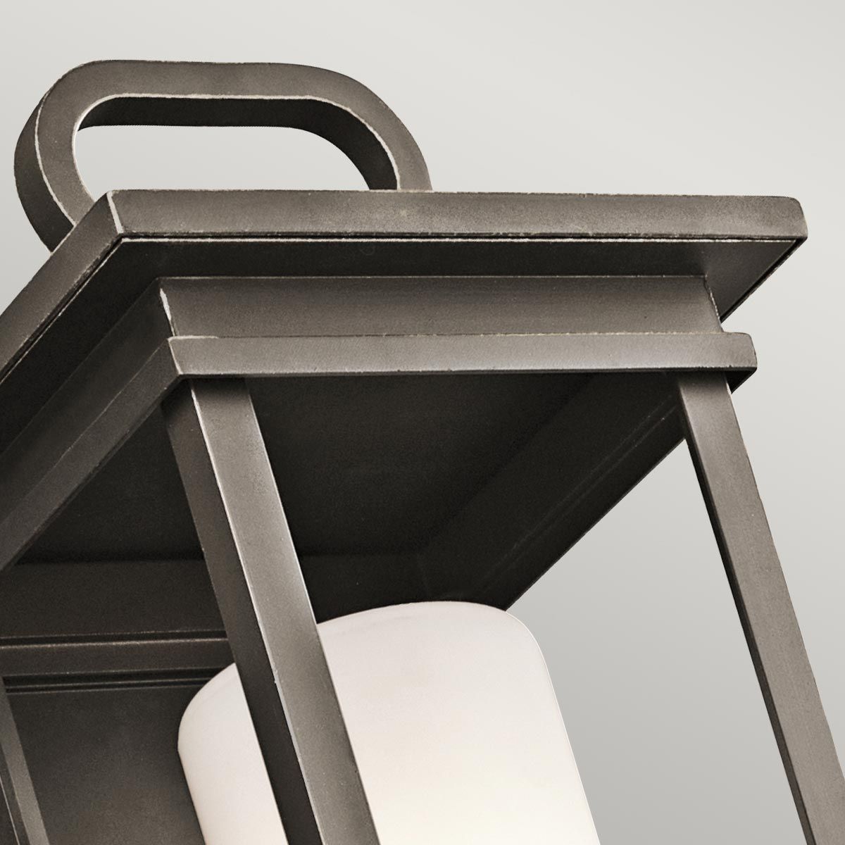 South Hope 1 - flammige mittelgroße Wandlaterne, geriebene Bronze - Elsteadlighting - KL - SOUTH - HOPE - M