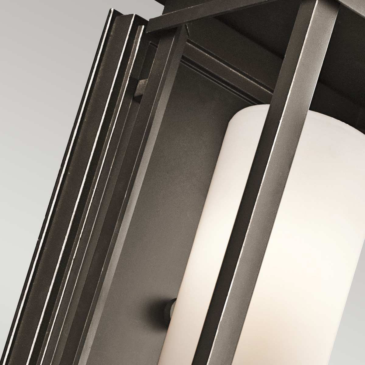 South Hope 1 - flammige mittelgroße Wandlaterne, geriebene Bronze - Elsteadlighting - KL - SOUTH - HOPE - M