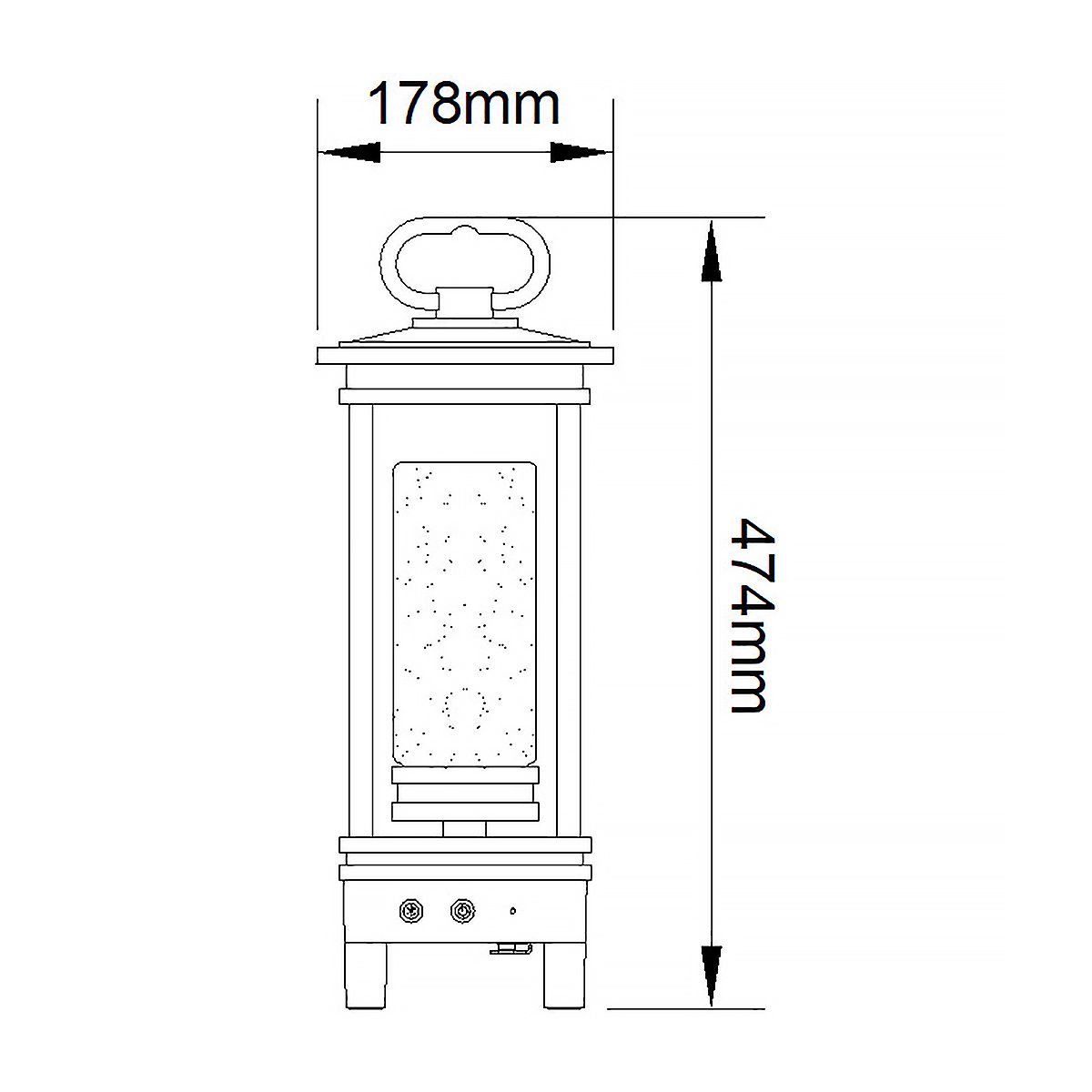 South Hope Tragbare Bluetooth - Lautsprecherlaterne - EU - Stecker - geriebene Bronze - Elsteadlighting - KL - SOUTH - HOPE - BT - B - OZ