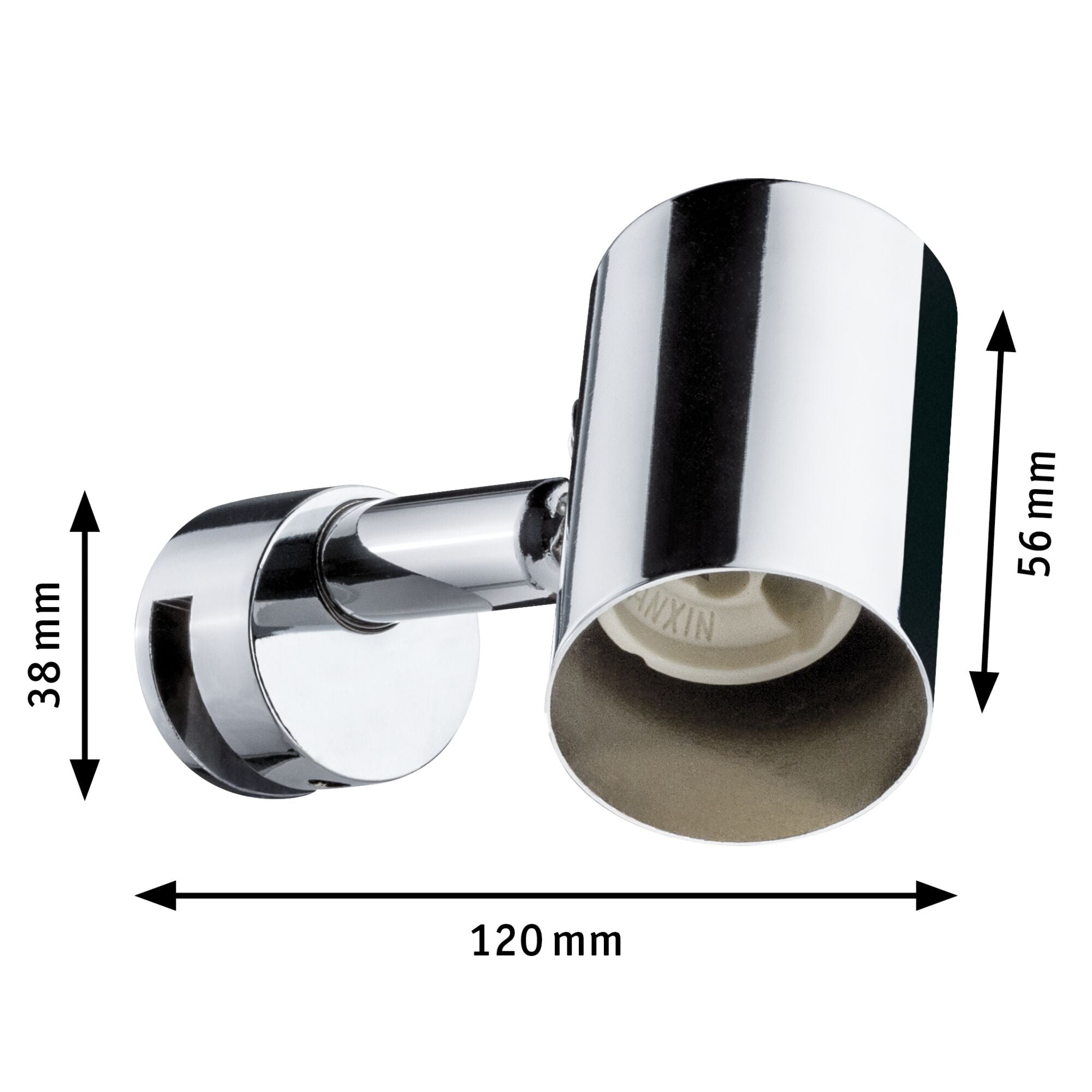 Spiegelleuchte Mintaka GU10 230V max. 20W dimmbar Chrom - Paulmann - 70880