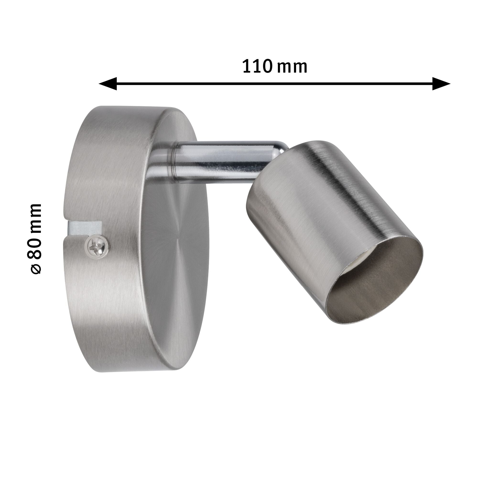 Spotlight Carolina GU10 230V max. 10W dimmbar Nickel matt - Paulmann - 66743