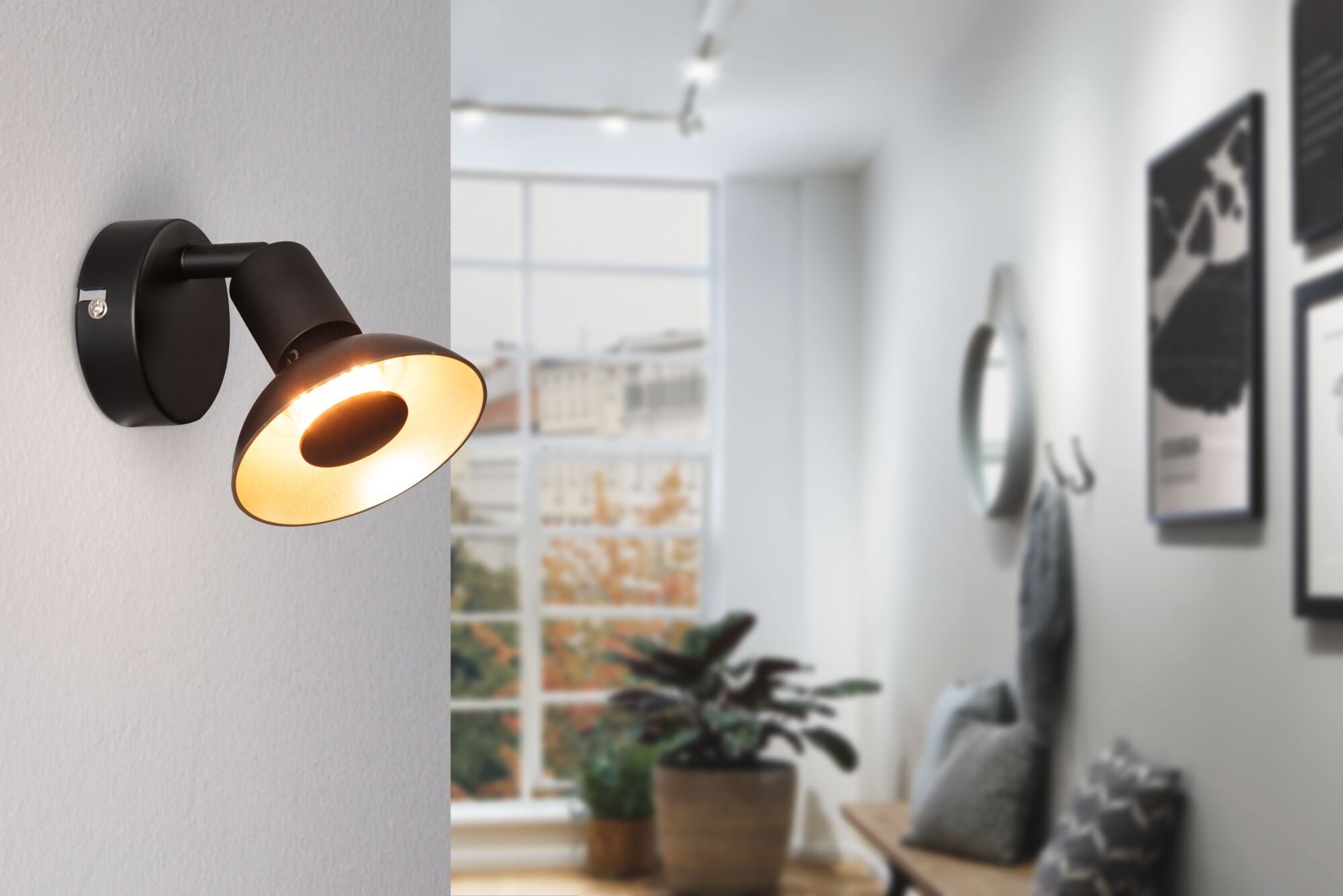 Spotlight Carolina GU10 230V max. 10W dimmbar Schwarz matt - Paulmann - 66755