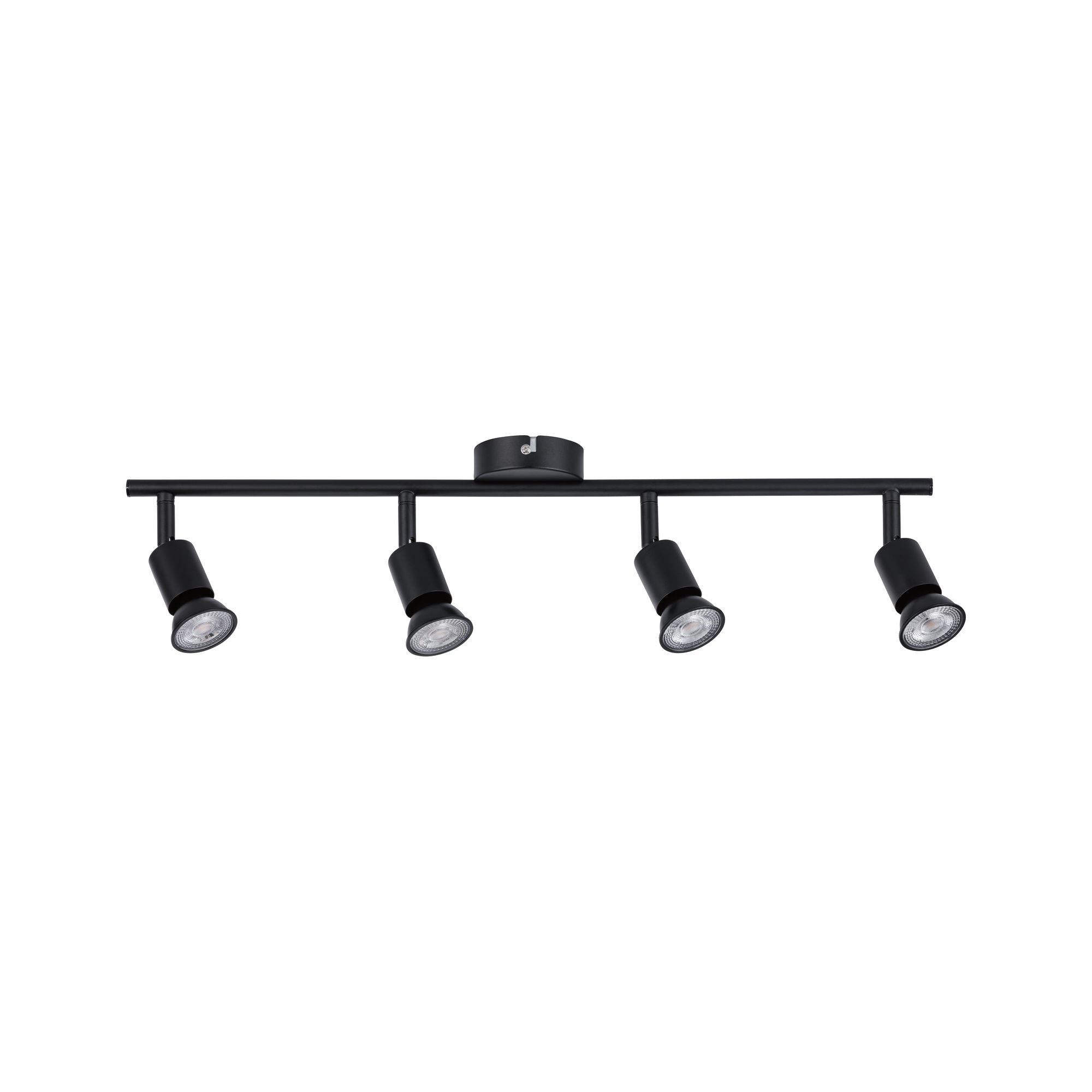 Spotlight Carolina GU10 230V max. 4x10W dimmbar Schwarz matt - Paulmann - 66758