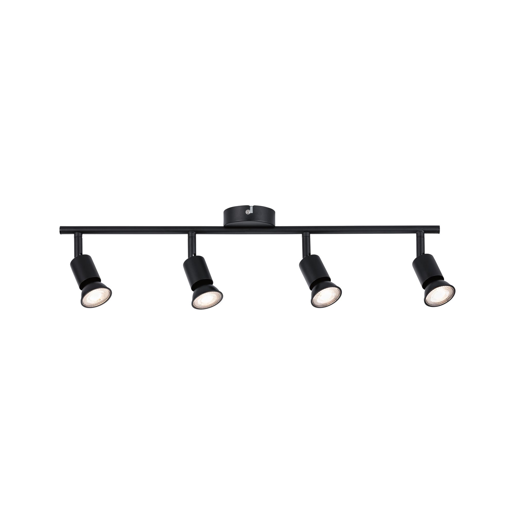 Spotlight Carolina GU10 230V max. 4x10W dimmbar Schwarz matt - Paulmann - 66758